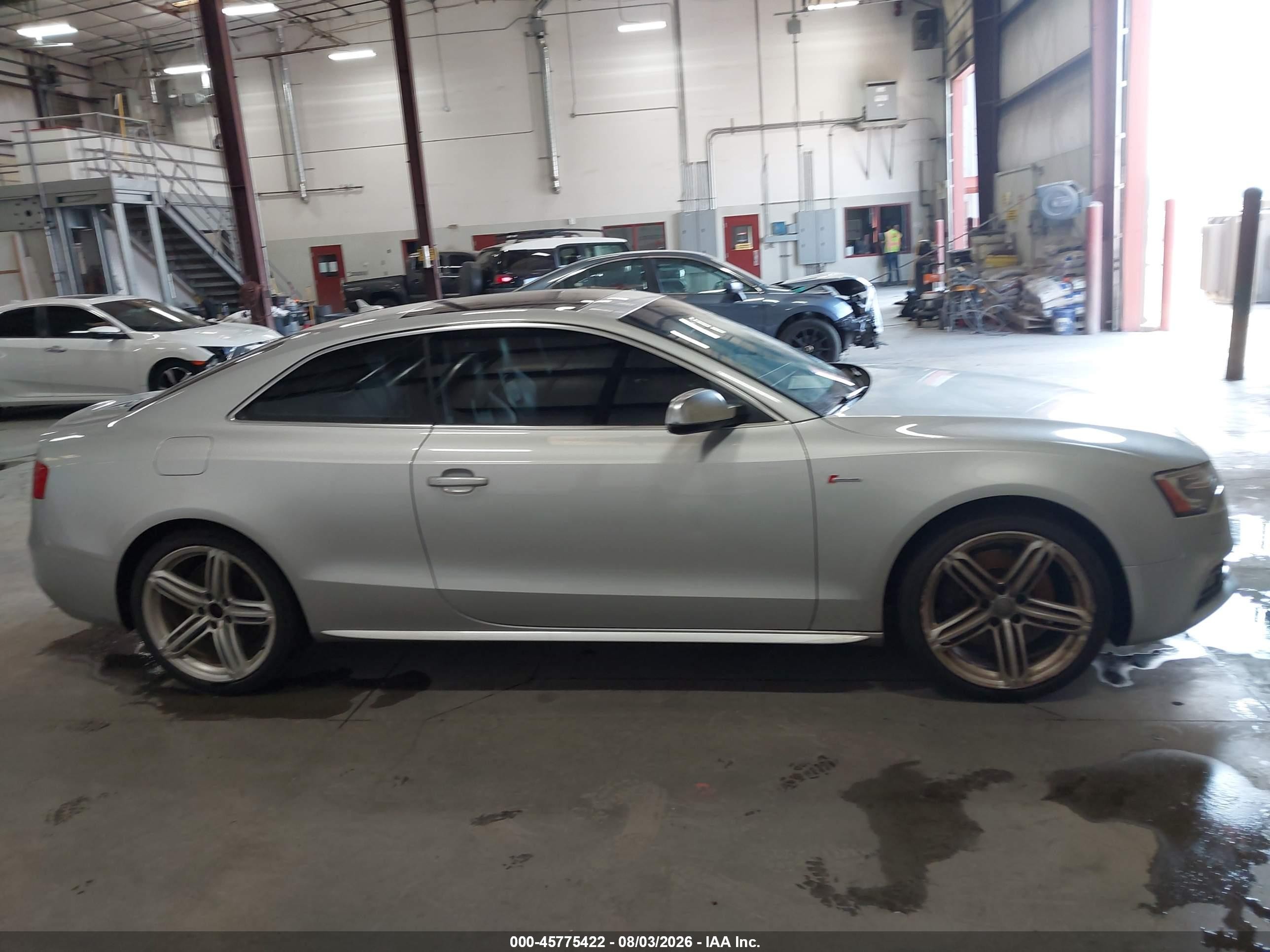 2014 Audi S5 3.0t Premium Plus Silver vin: WAUCGAFR5EA071715