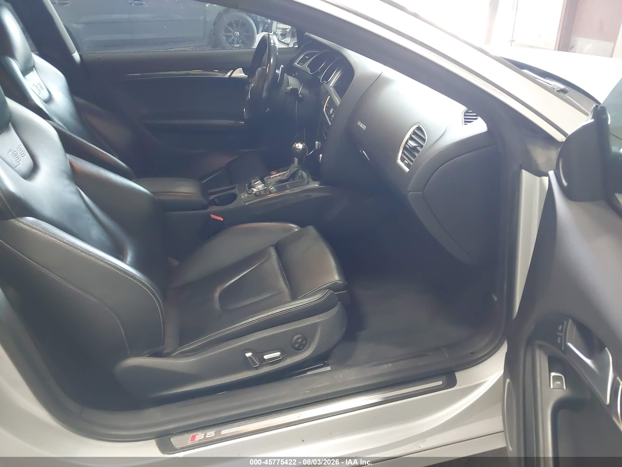 2014 Audi S5 3.0t Premium Plus Silver vin: WAUCGAFR5EA071715