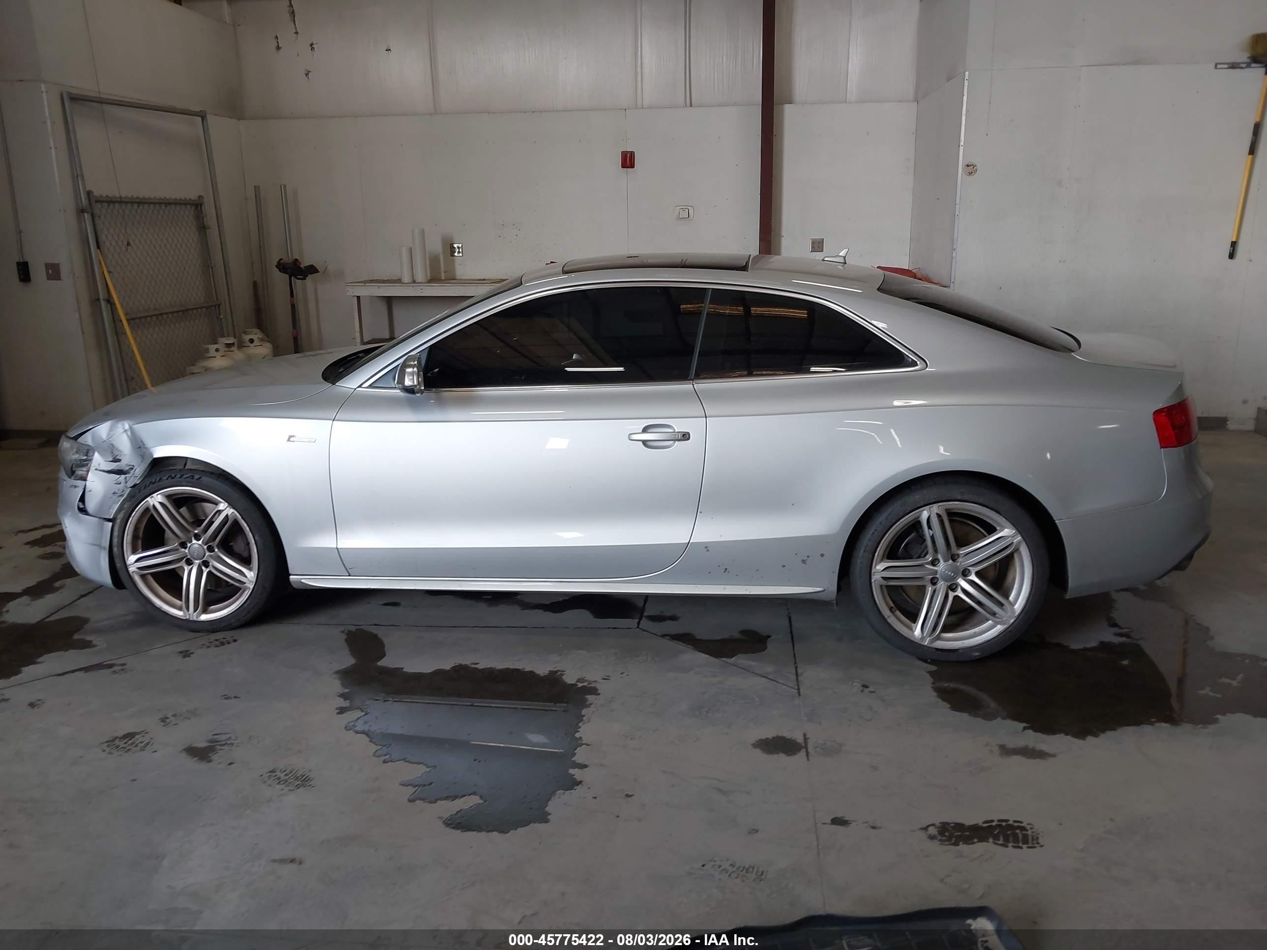 2014 Audi S5 3.0t Premium Plus Silver vin: WAUCGAFR5EA071715