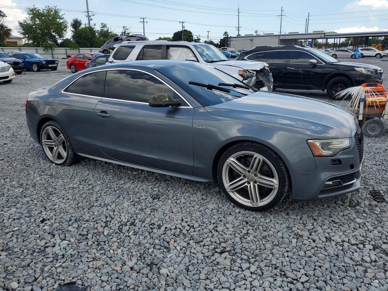 2013 Audi S5 Premium Plus Gray vin: WAUCGAFR6DA002272