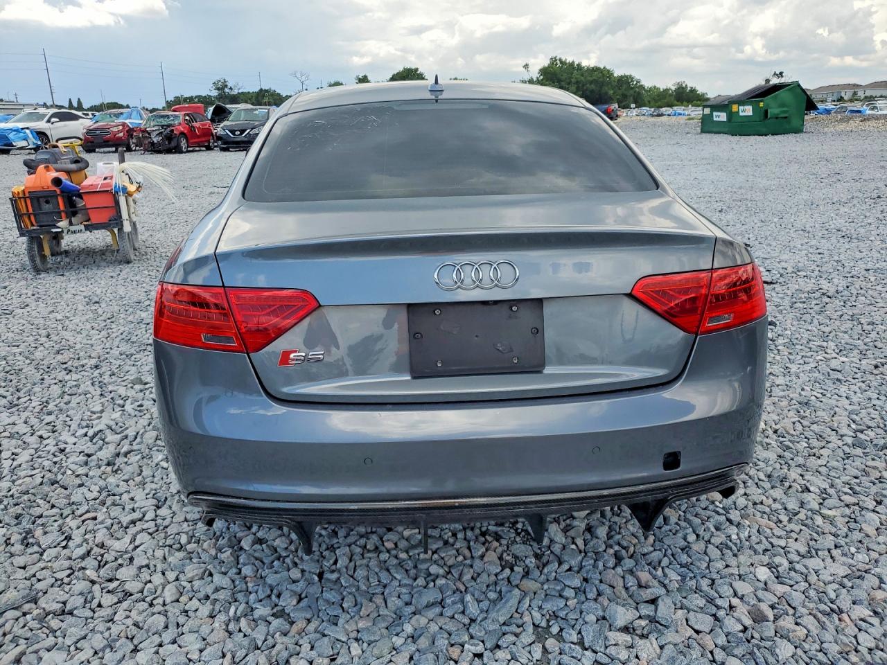 2013 Audi S5 Premium Plus Gray vin: WAUCGAFR6DA002272