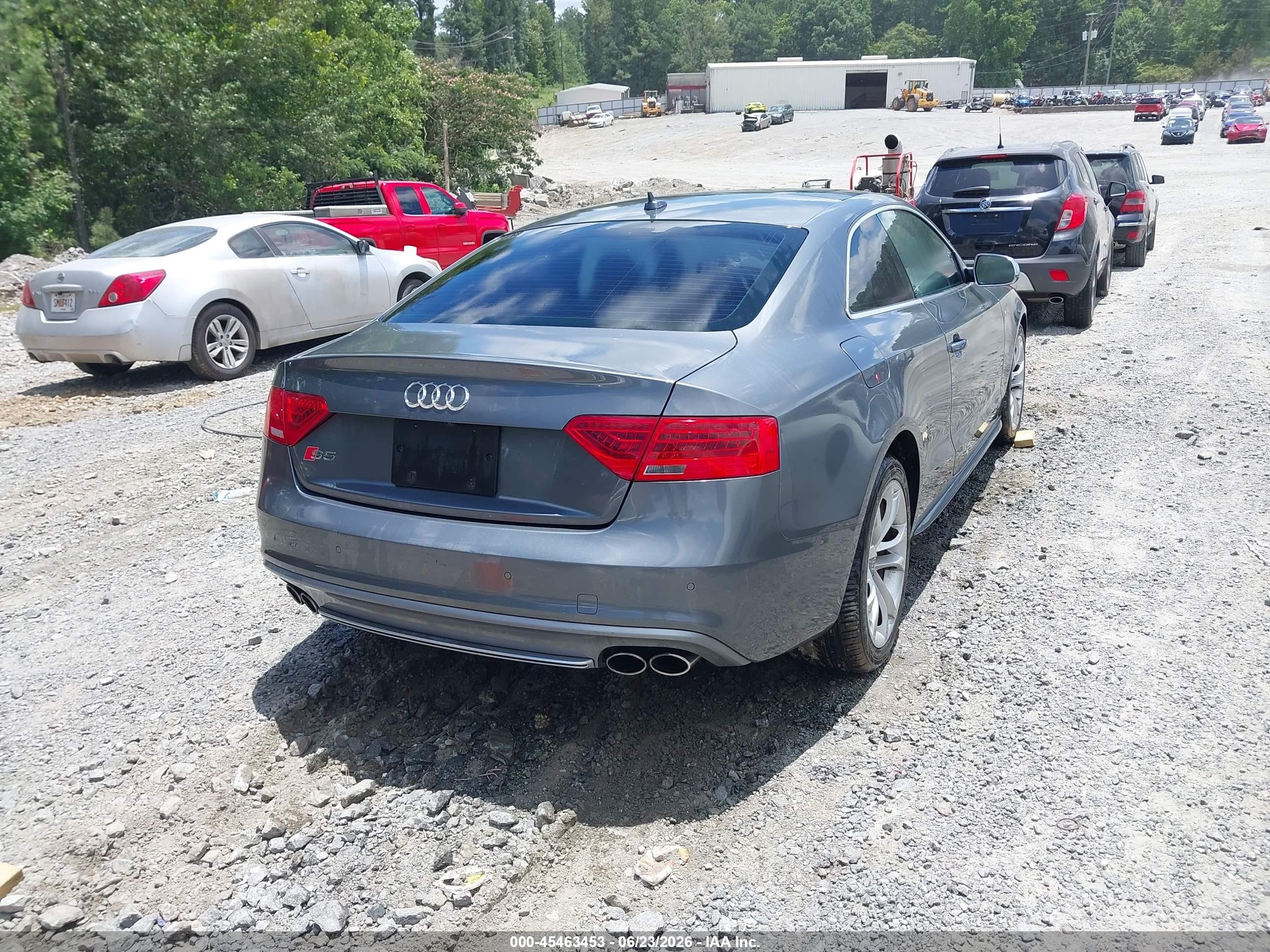 2013 Audi S5 3.0t Premium Plus Gray vin: WAUCGAFR7DA034339