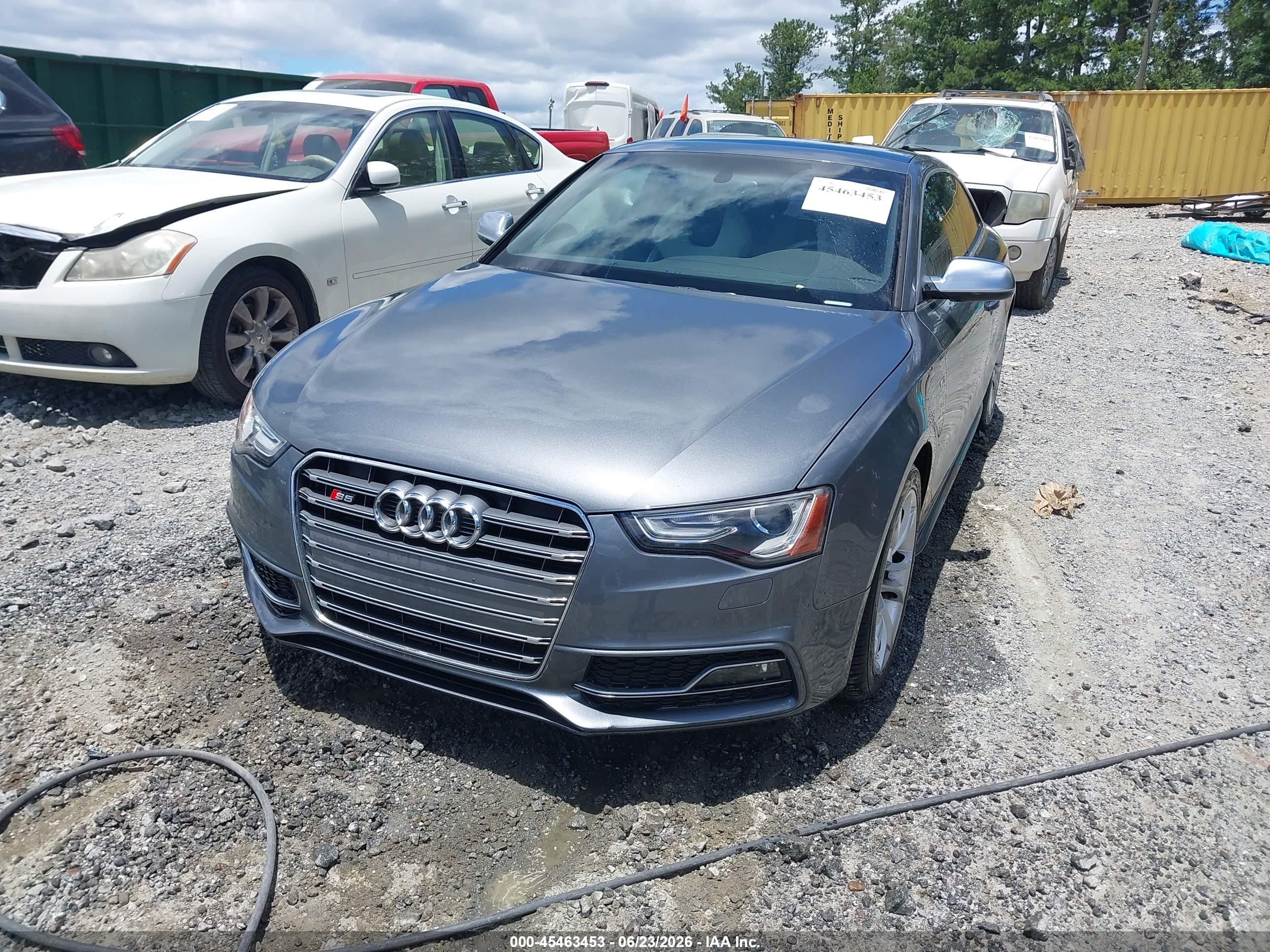 2013 Audi S5 3.0t Premium Plus Gray vin: WAUCGAFR7DA034339