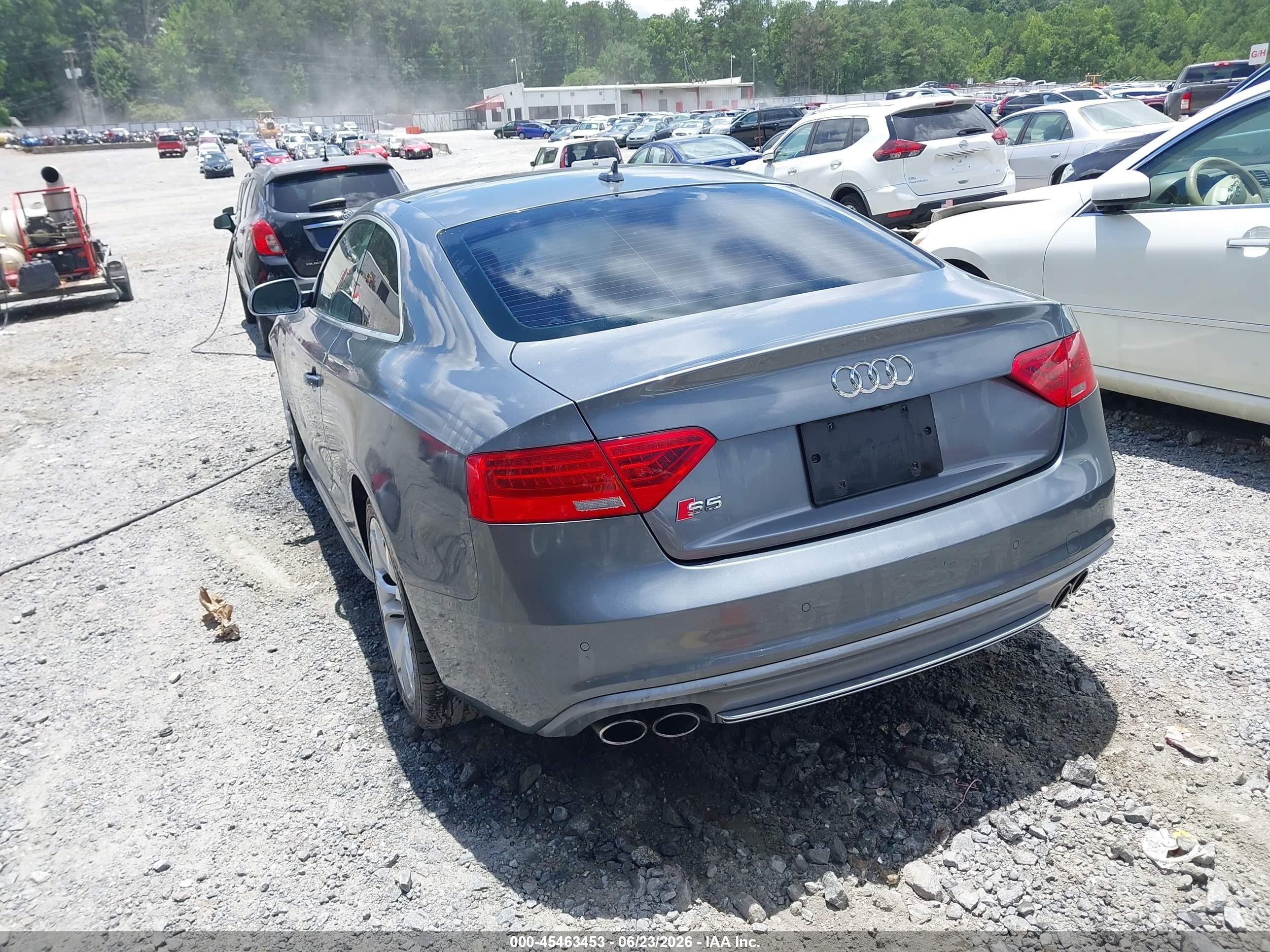 2013 Audi S5 3.0t Premium Plus Gray vin: WAUCGAFR7DA034339