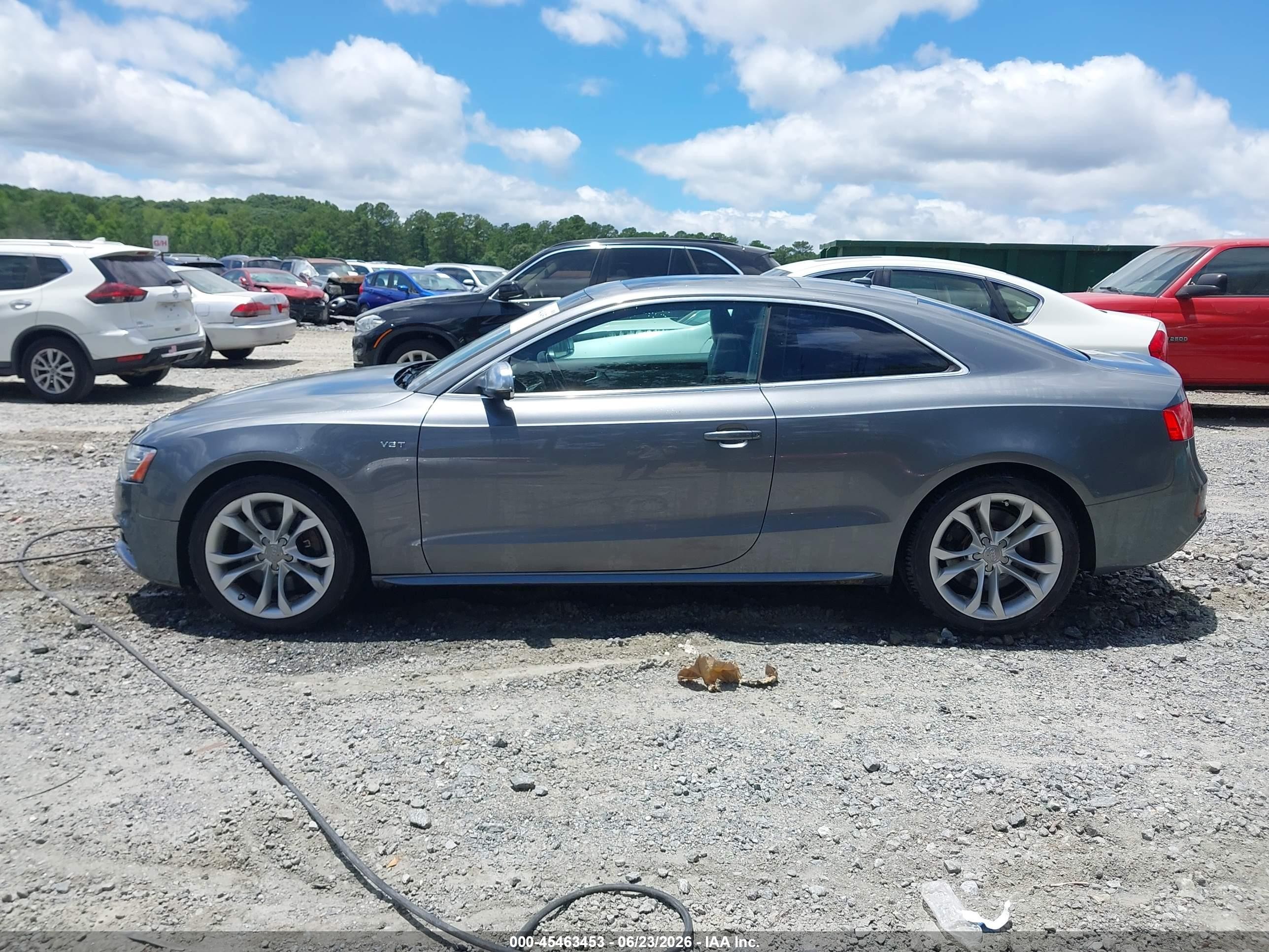 2013 Audi S5 3.0t Premium Plus Gray vin: WAUCGAFR7DA034339