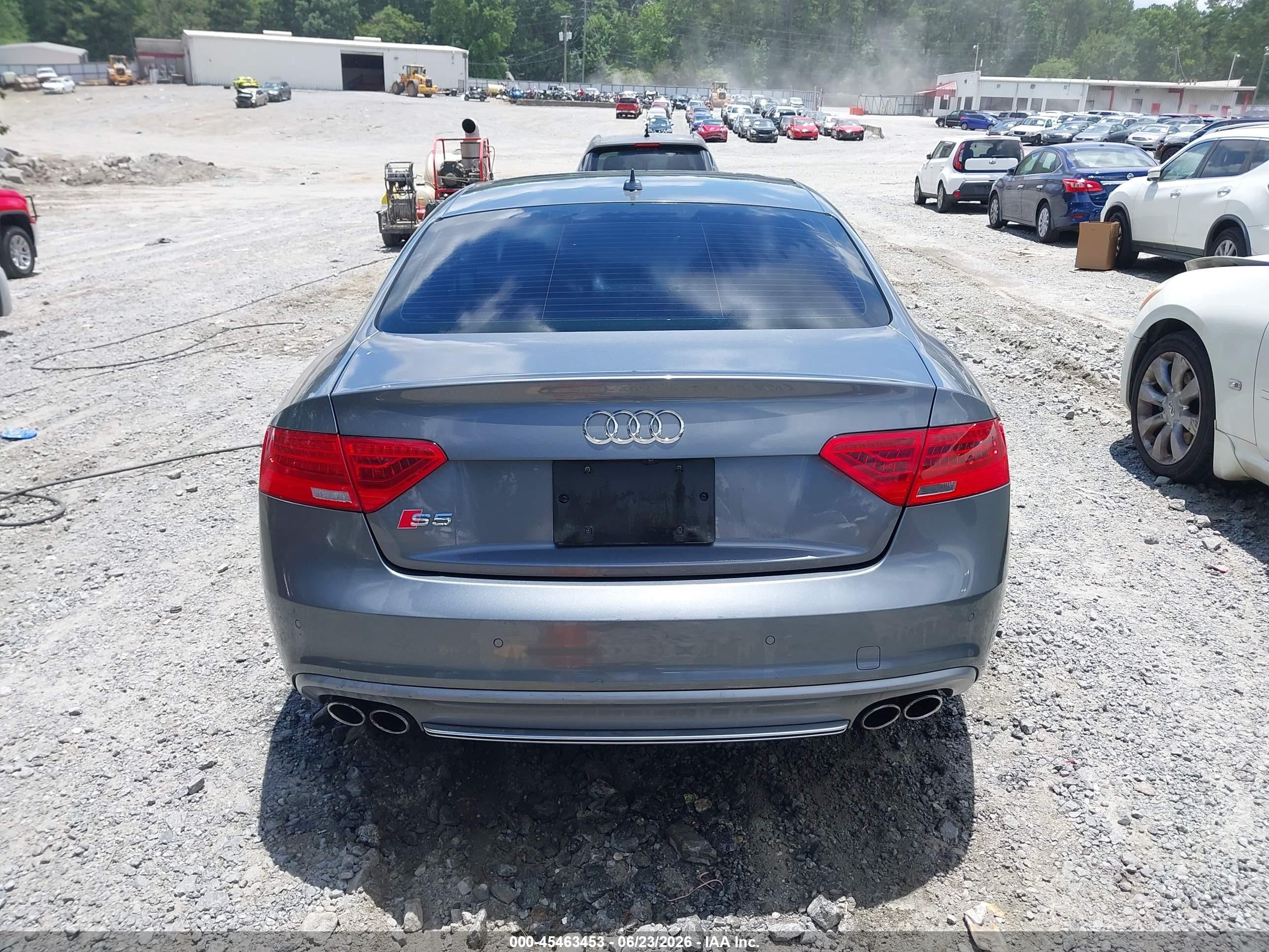 2013 Audi S5 3.0t Premium Plus Gray vin: WAUCGAFR7DA034339