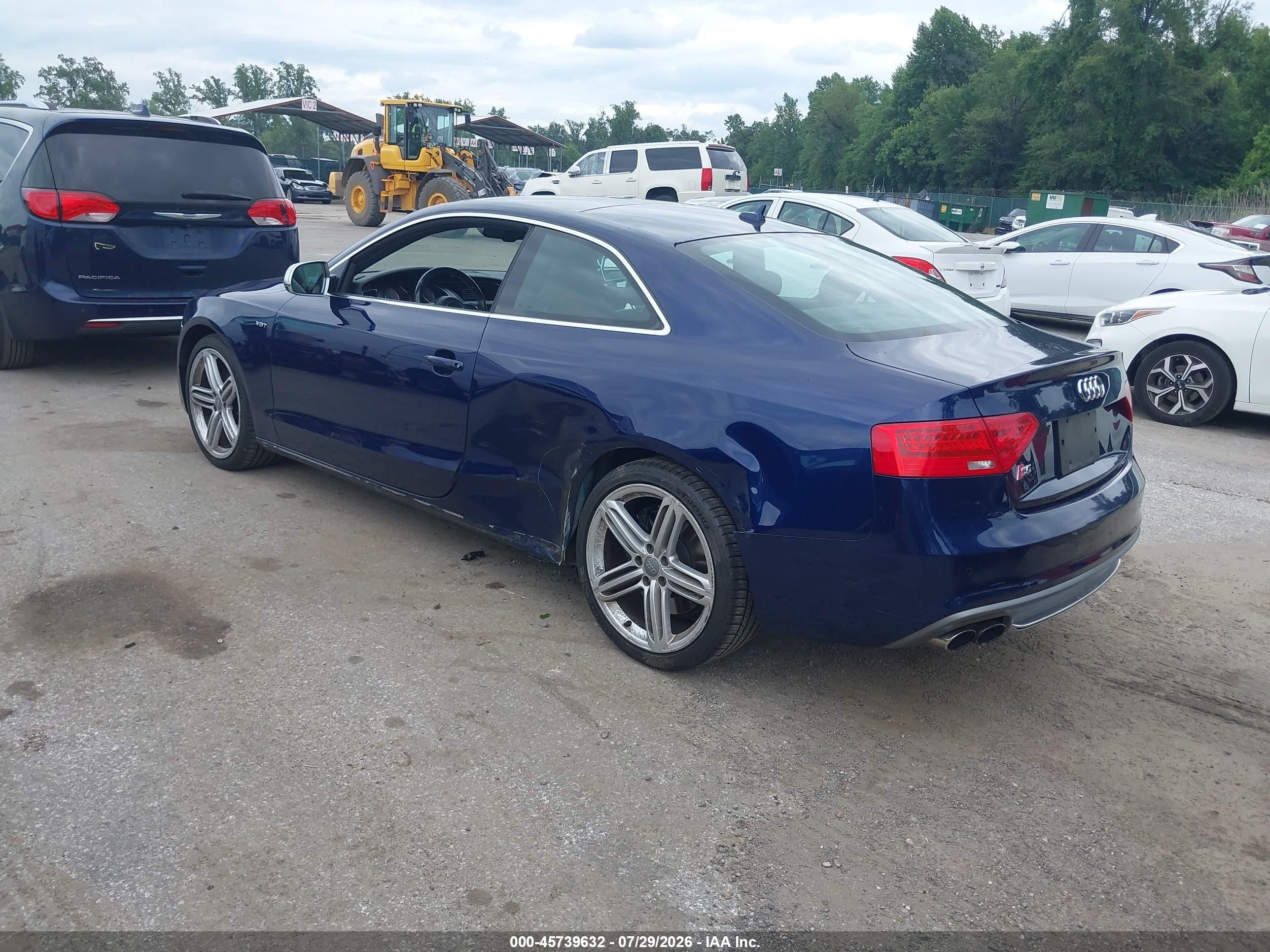 2014 Audi S5 3.0t Premium Plus Blue vin: WAUCGAFR7EA018465