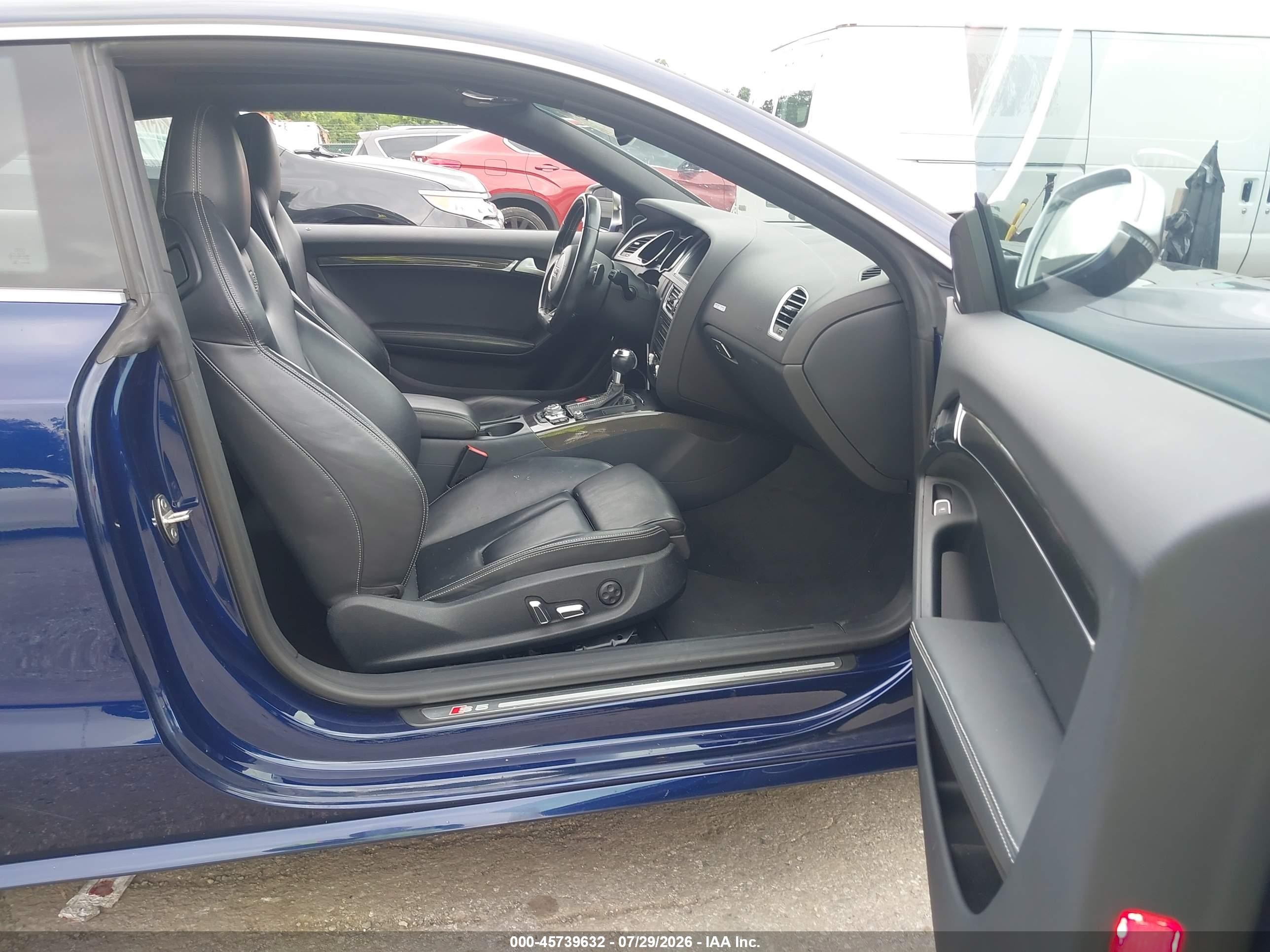 2014 Audi S5 3.0t Premium Plus Blue vin: WAUCGAFR7EA018465