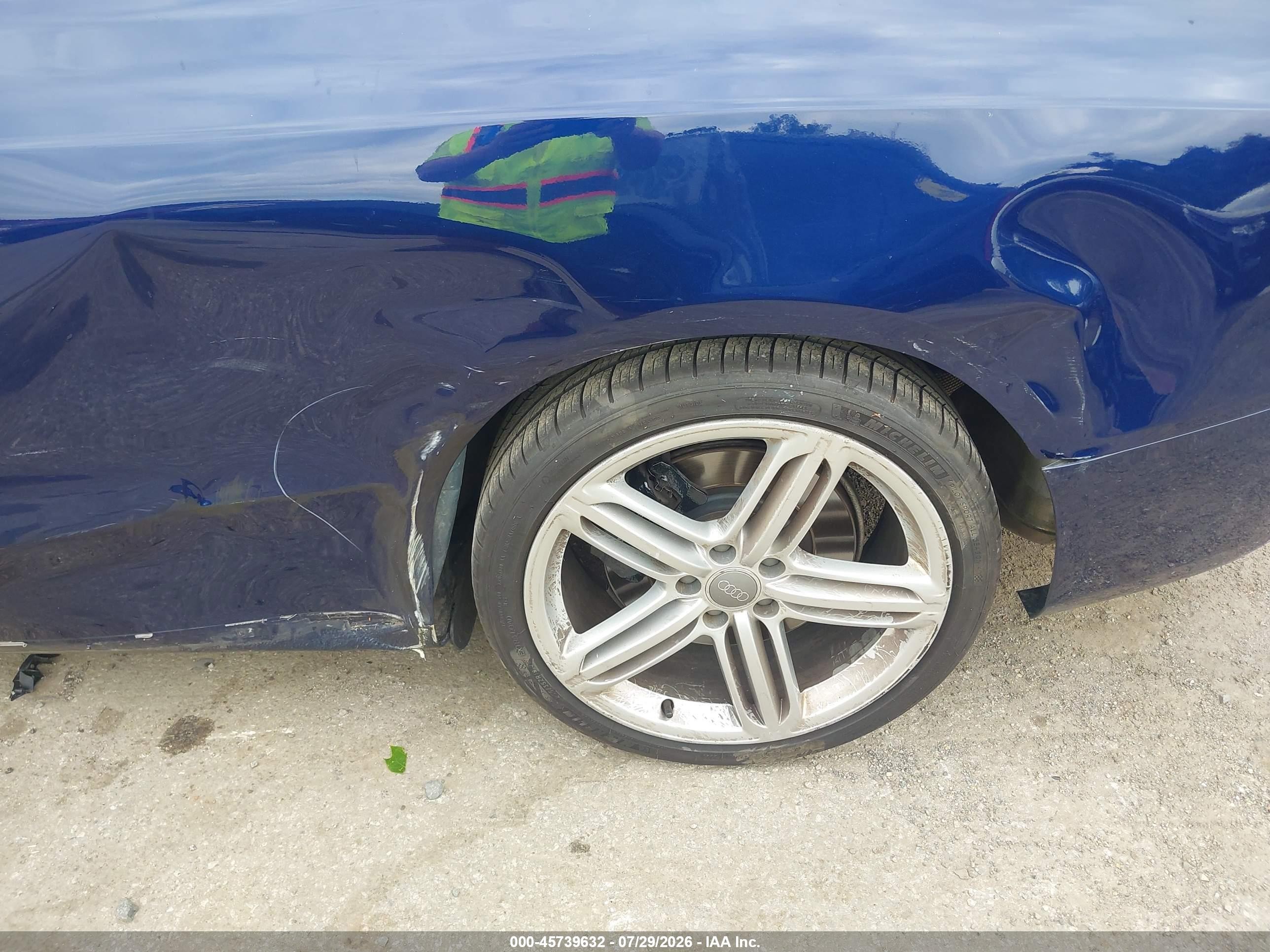 2014 Audi S5 3.0t Premium Plus Blue vin: WAUCGAFR7EA018465