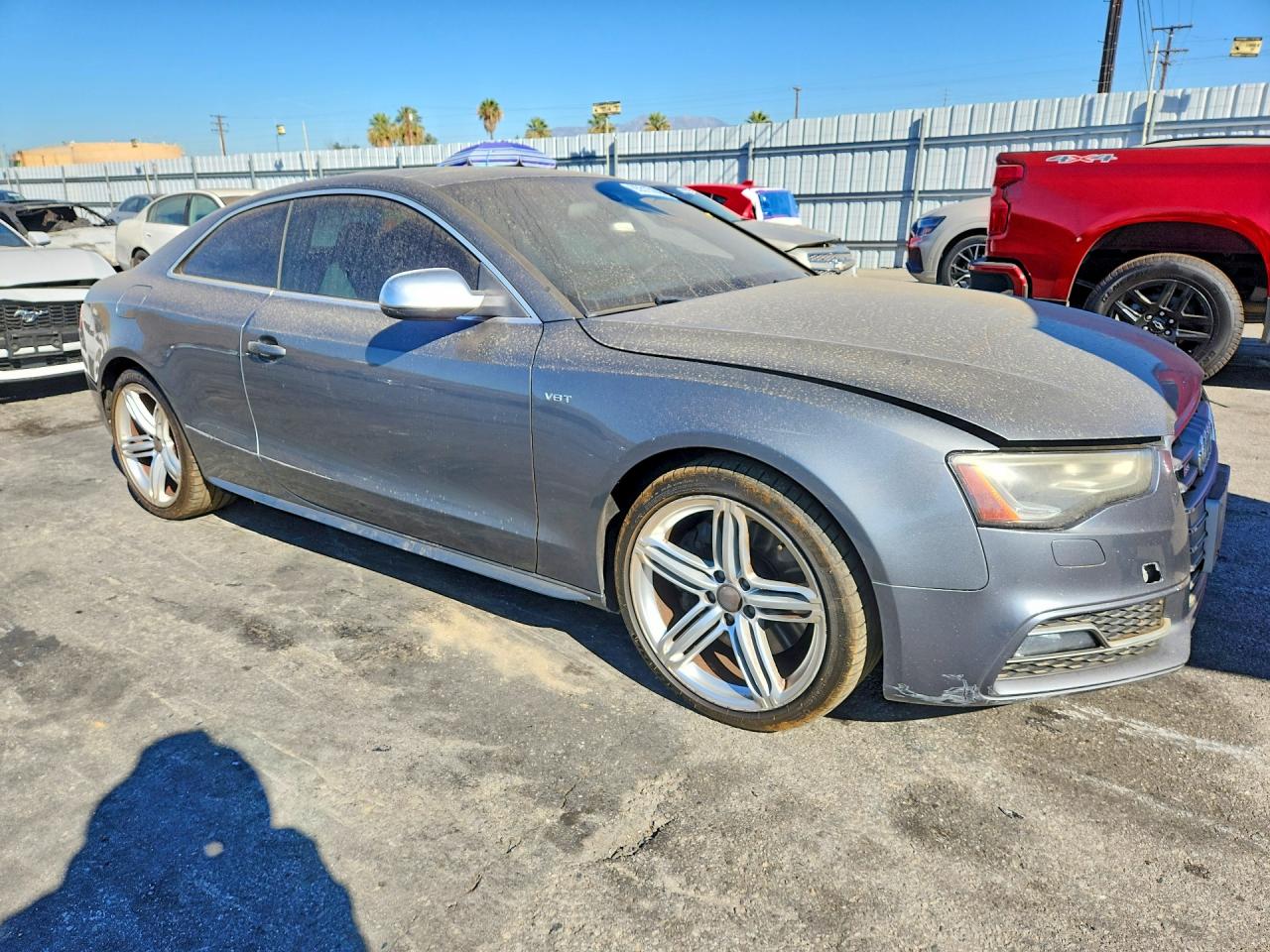 2013 Audi S5 Premium Plus Gray vin: WAUCGAFR8DA017825