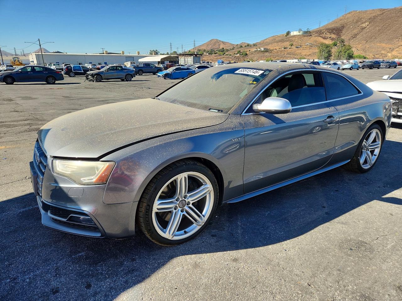 2013 Audi S5 Premium Plus Gray vin: WAUCGAFR8DA017825