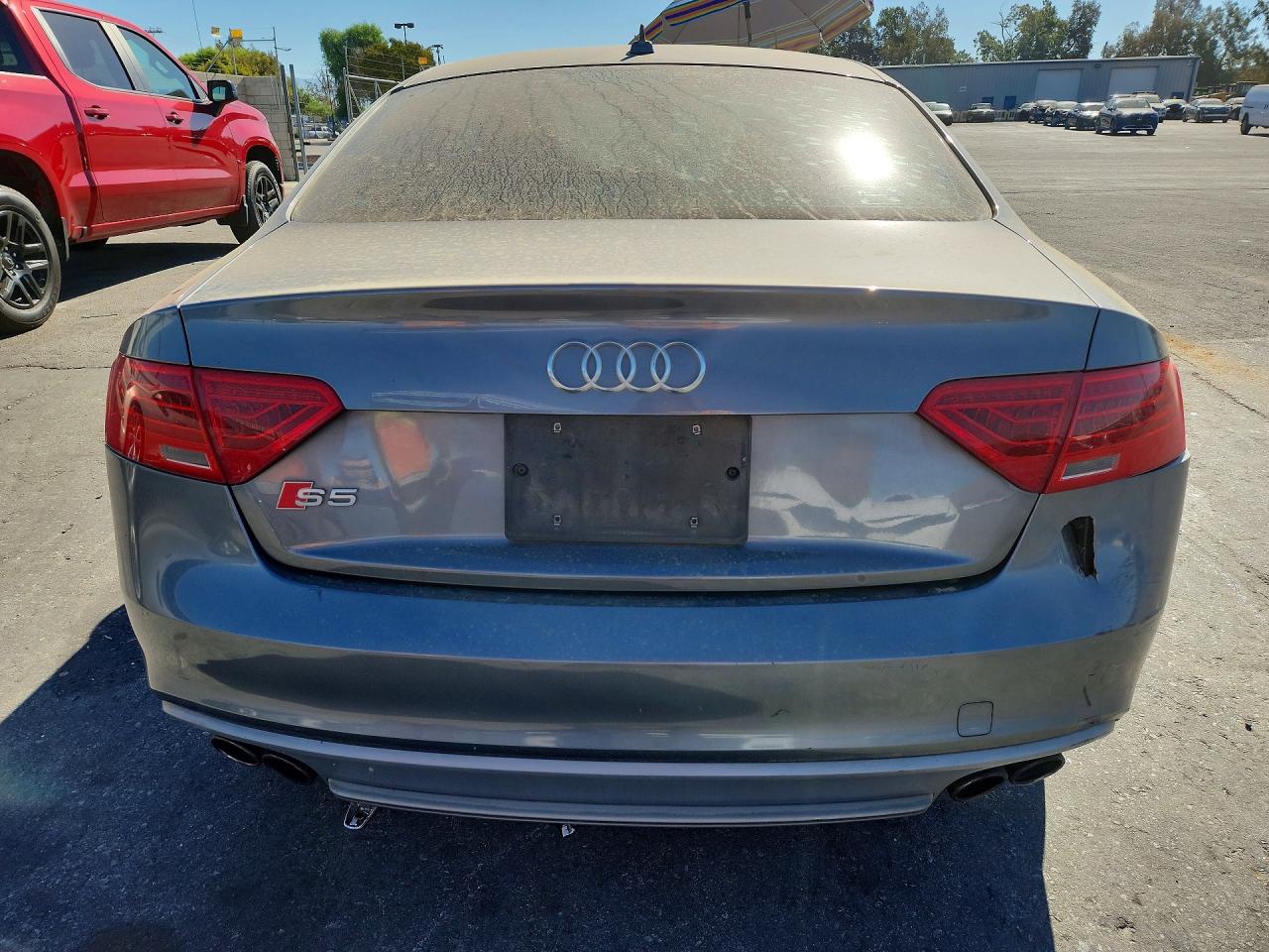 2013 Audi S5 Premium Plus Gray vin: WAUCGAFR8DA017825