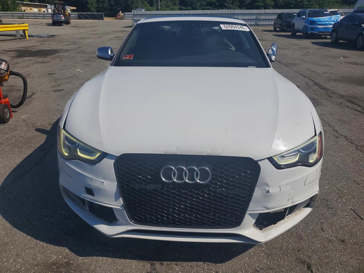 2013 Audi S5 Premium Plus White vin: WAUCGAFR8DA031496