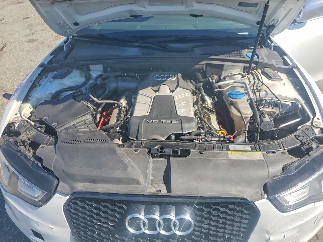 2013 Audi S5 Premium Plus White vin: WAUCGAFR8DA031496