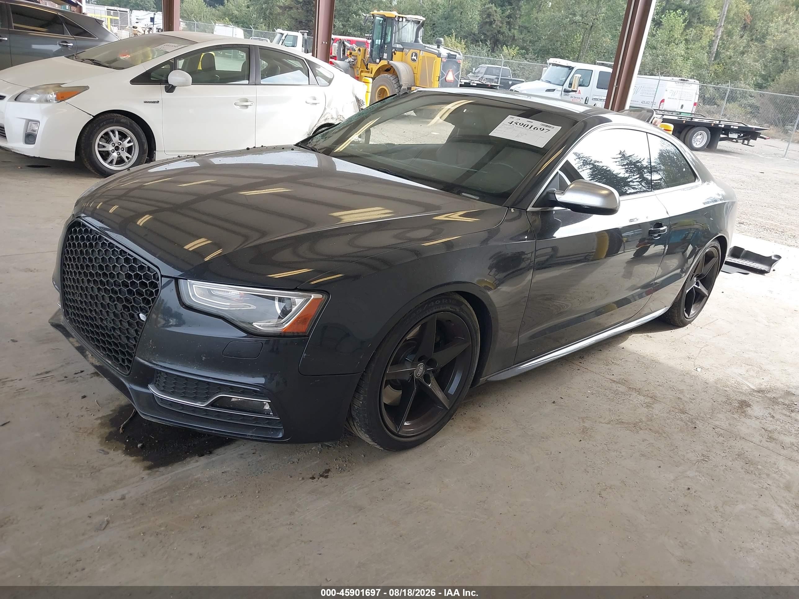 2014 Audi S5 3.0t Premium Plus Dark Blue vin: WAUCGAFR8EA015302
