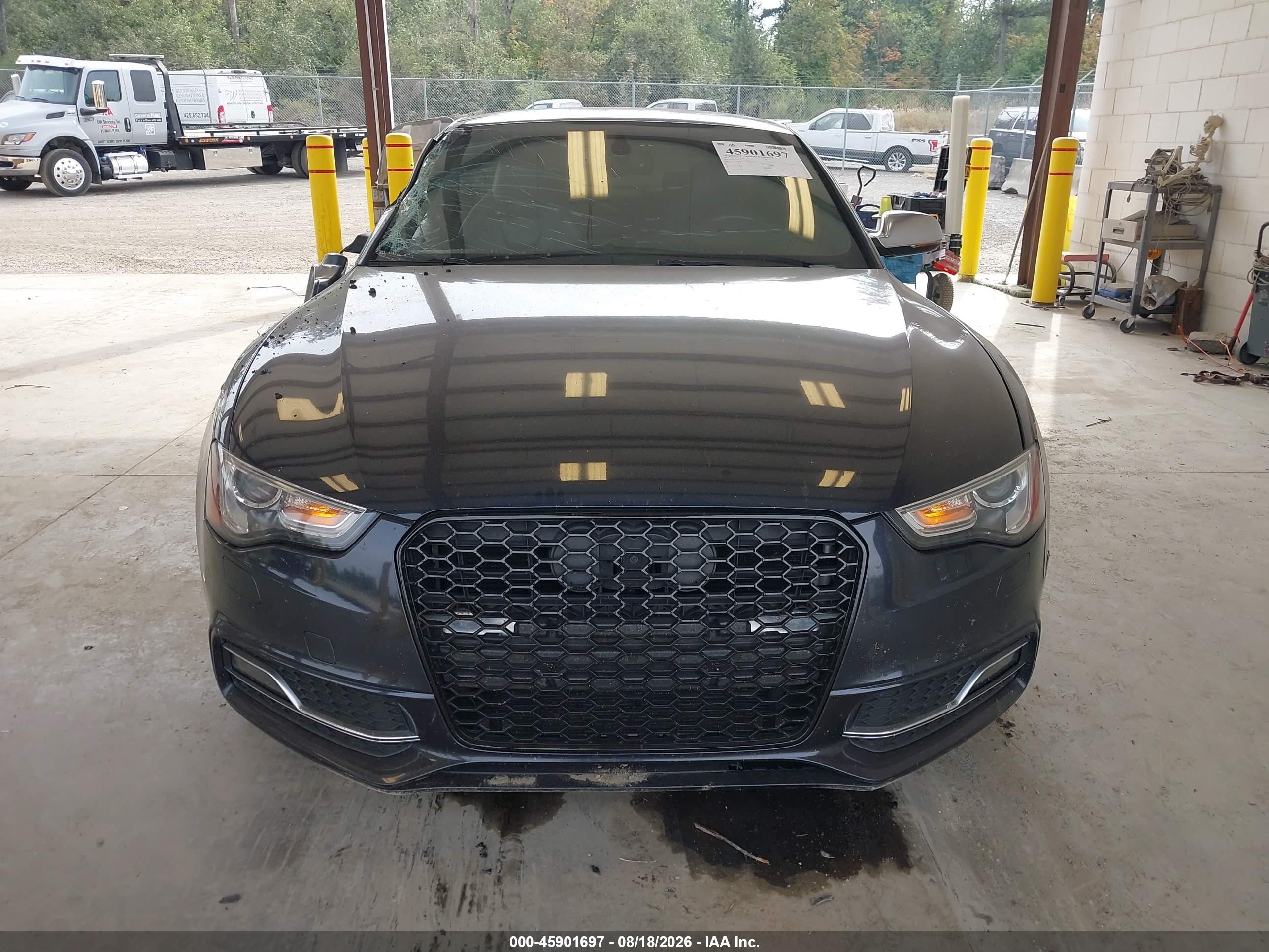 2014 Audi S5 3.0t Premium Plus Dark Blue vin: WAUCGAFR8EA015302