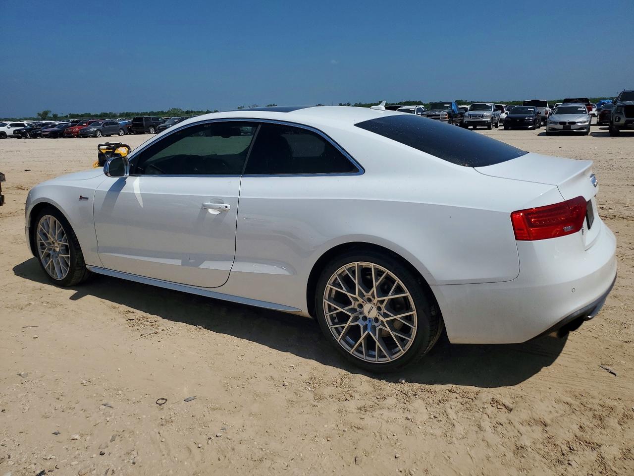 2014 Audi S5 Premium Plus Белый vin: WAUCGAFRXEA006049
