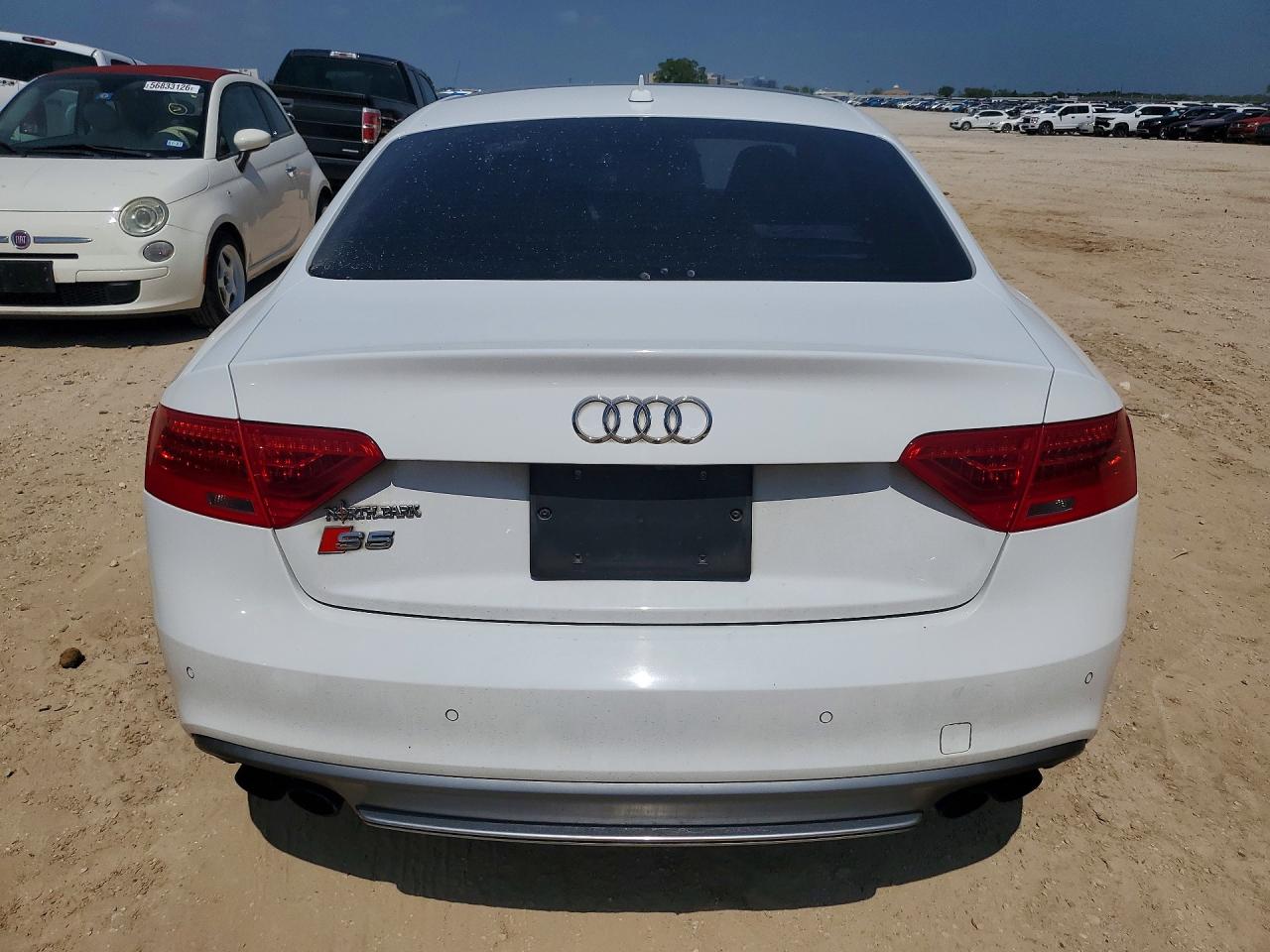 2014 Audi S5 Premium Plus Белый vin: WAUCGAFRXEA006049