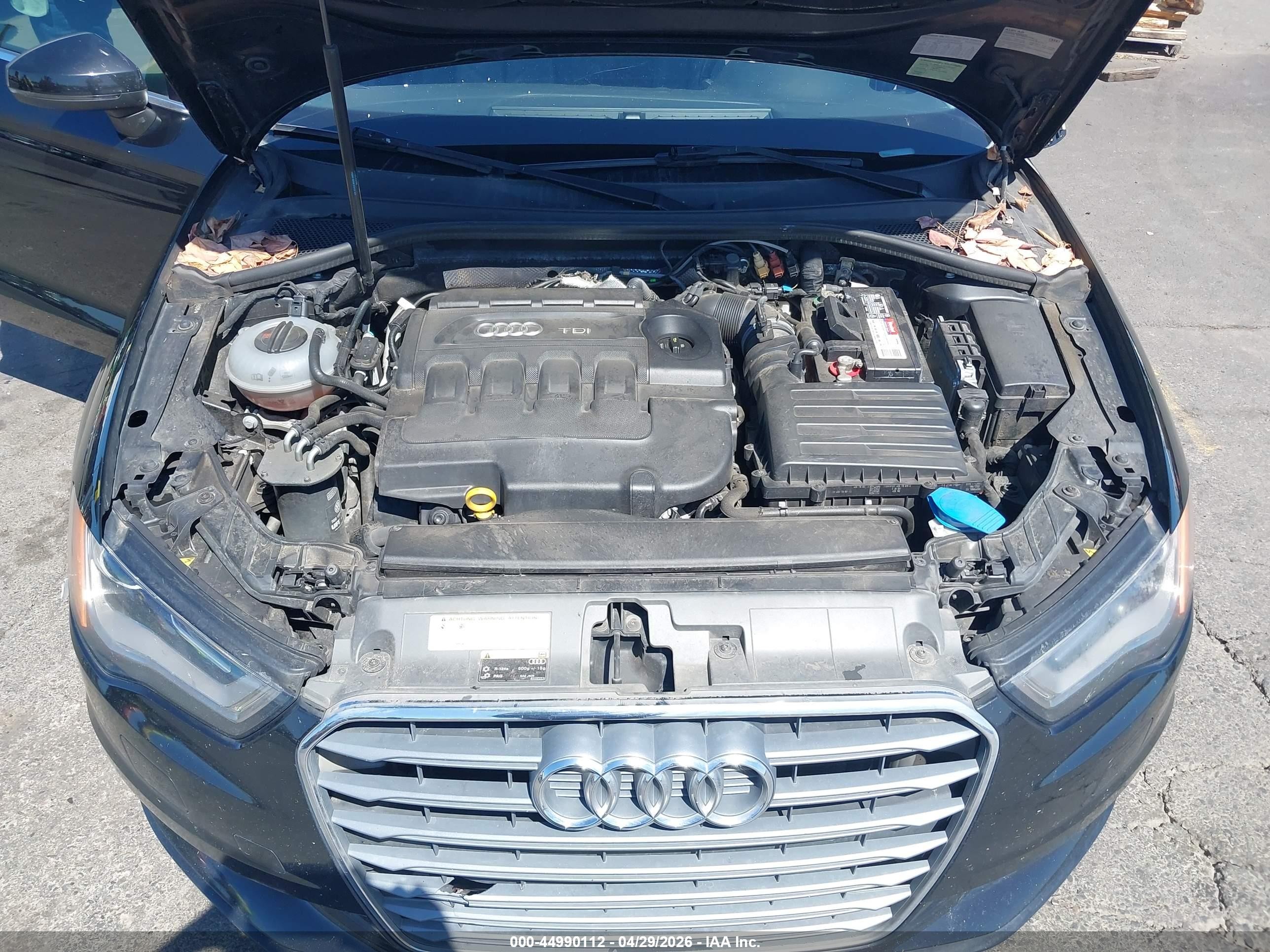 2015 Audi A3 2.0 Tdi Premium Black vin: WAUCJGFF0F1071908