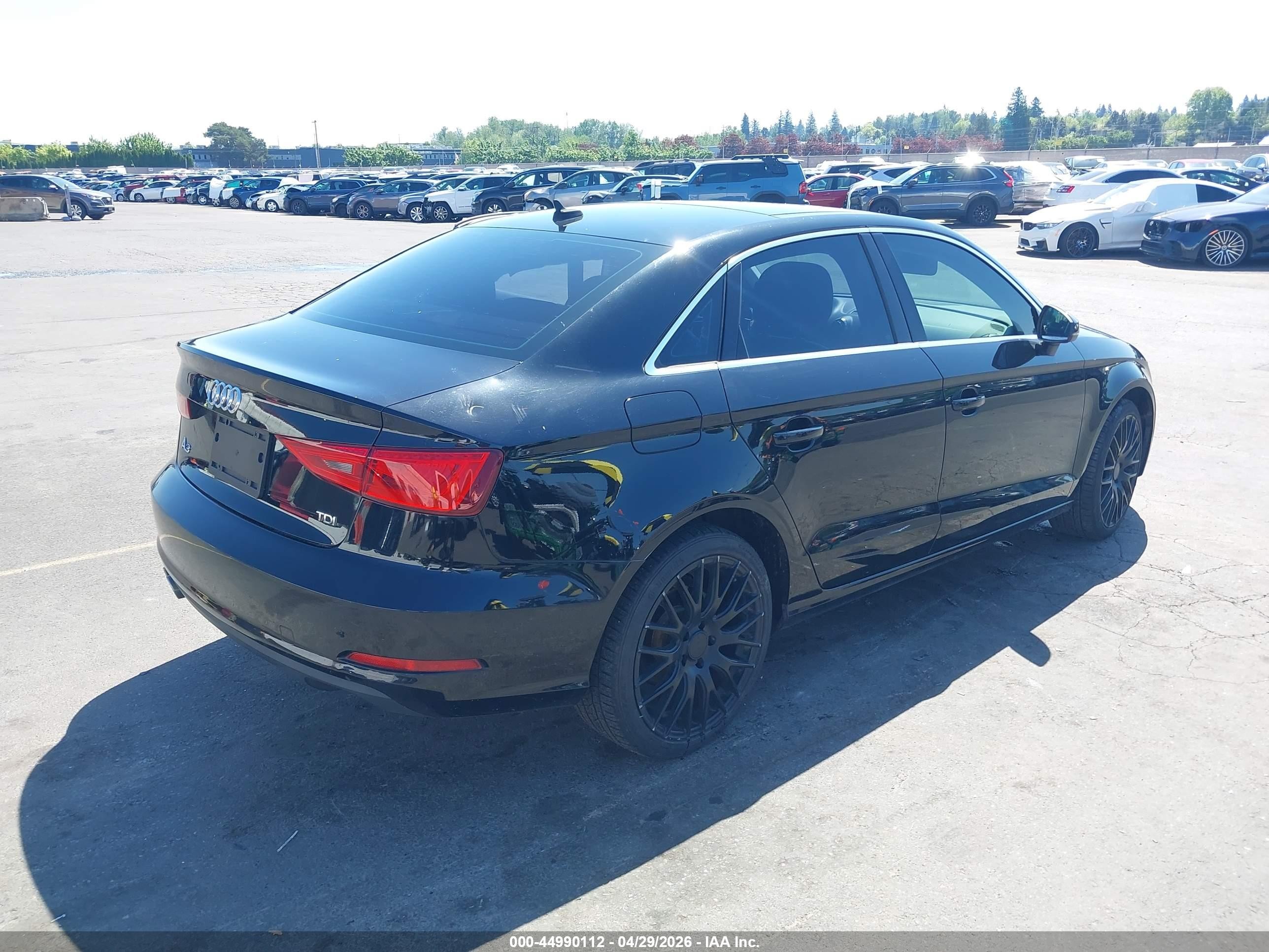 2015 Audi A3 2.0 Tdi Premium Black vin: WAUCJGFF0F1071908