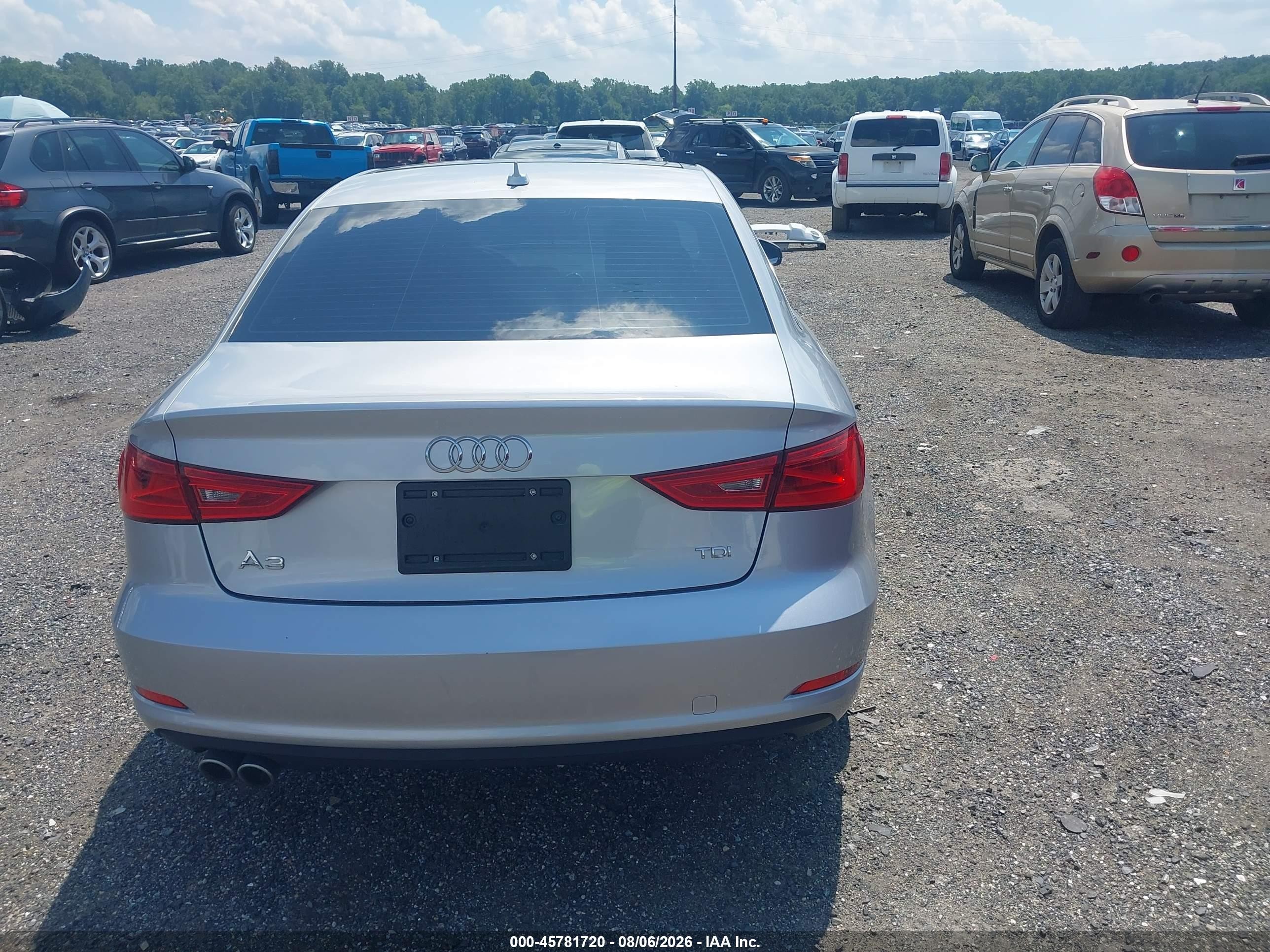 2015 Audi A3 2.0 Tdi Premium Silver vin: WAUCJGFF5F1062850