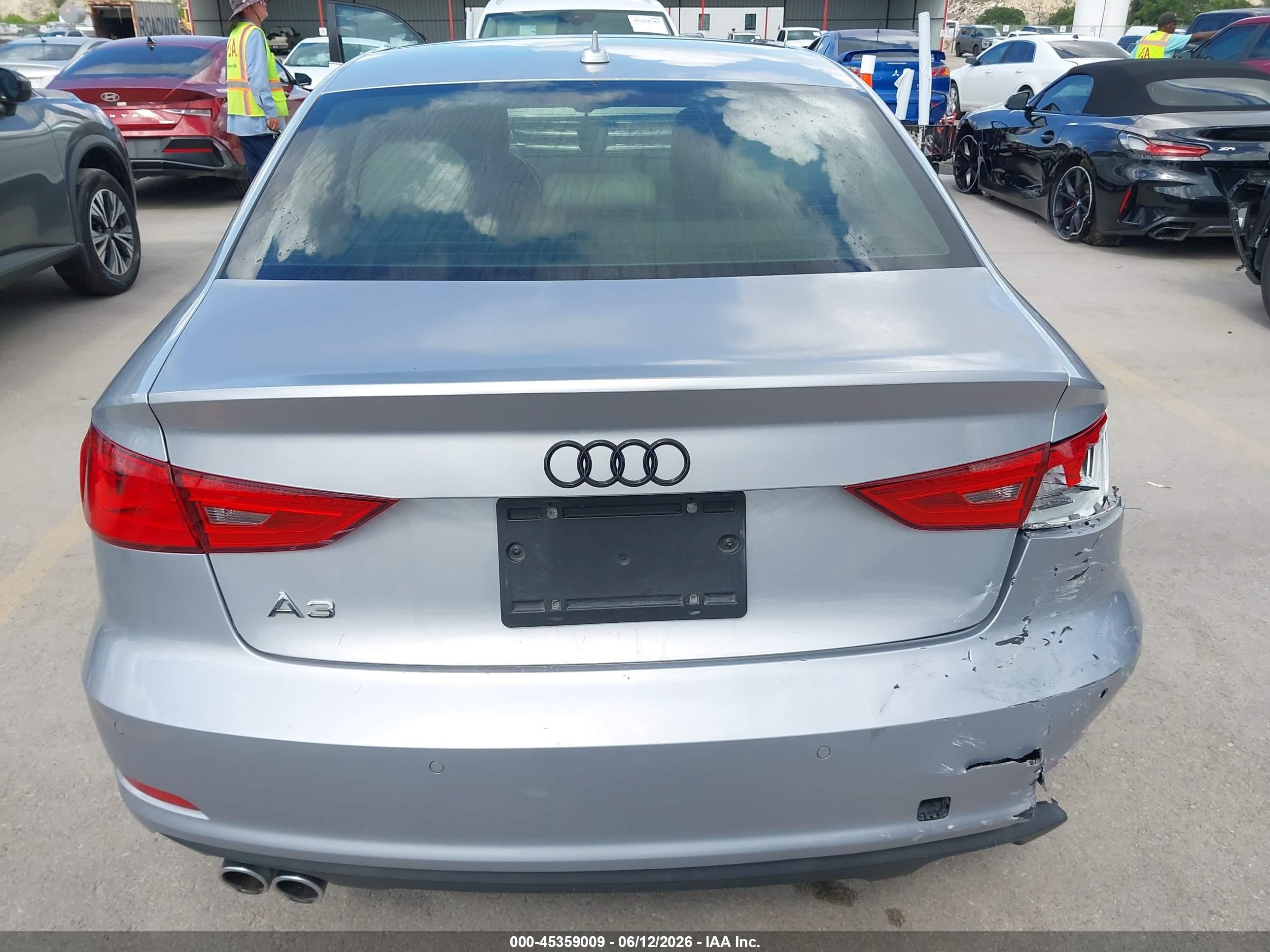 2015 Audi A3 2.0 Tdi Premium Gray vin: WAUCJGFF6F1139970