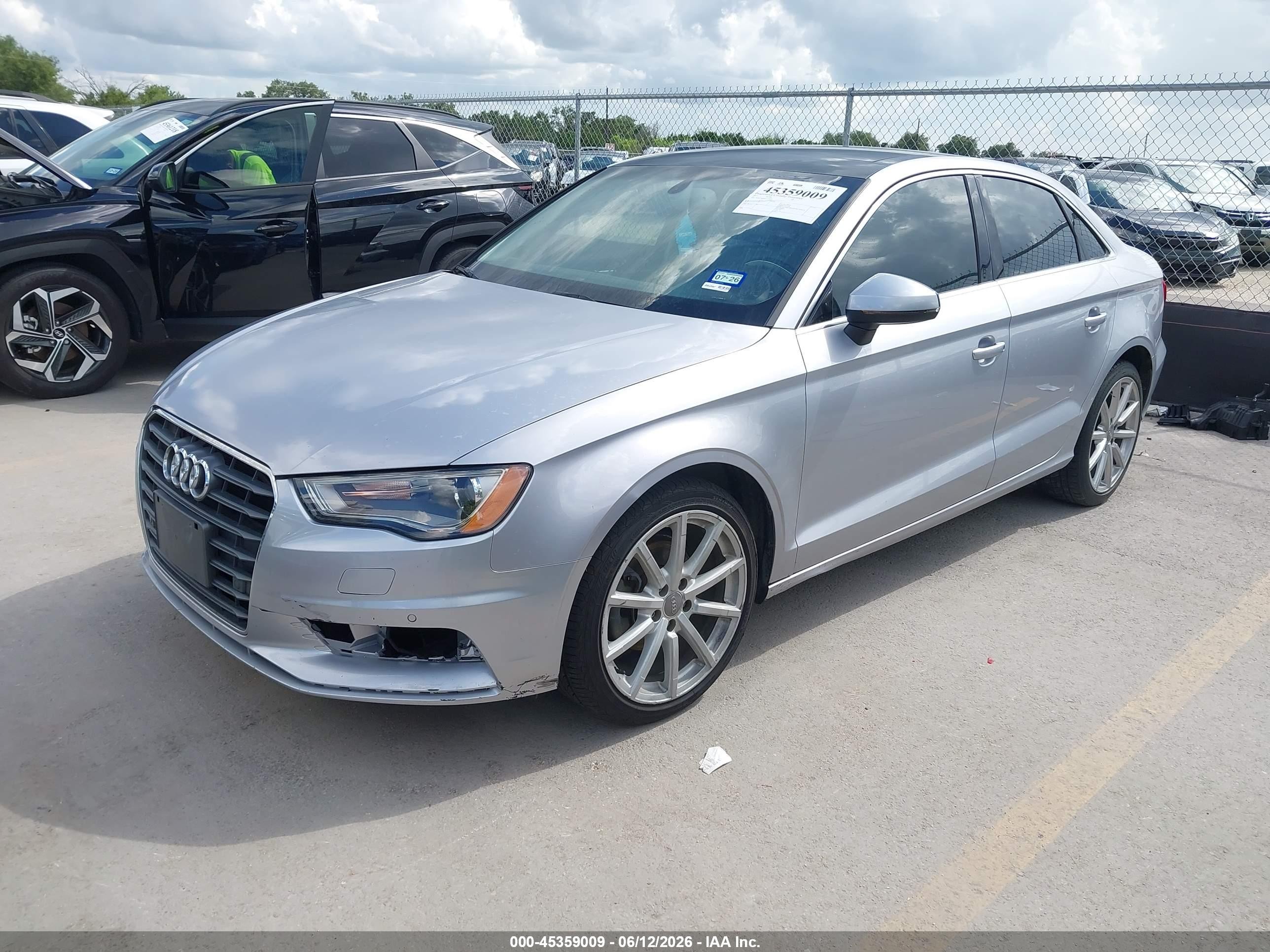 2015 Audi A3 2.0 Tdi Premium Gray vin: WAUCJGFF6F1139970