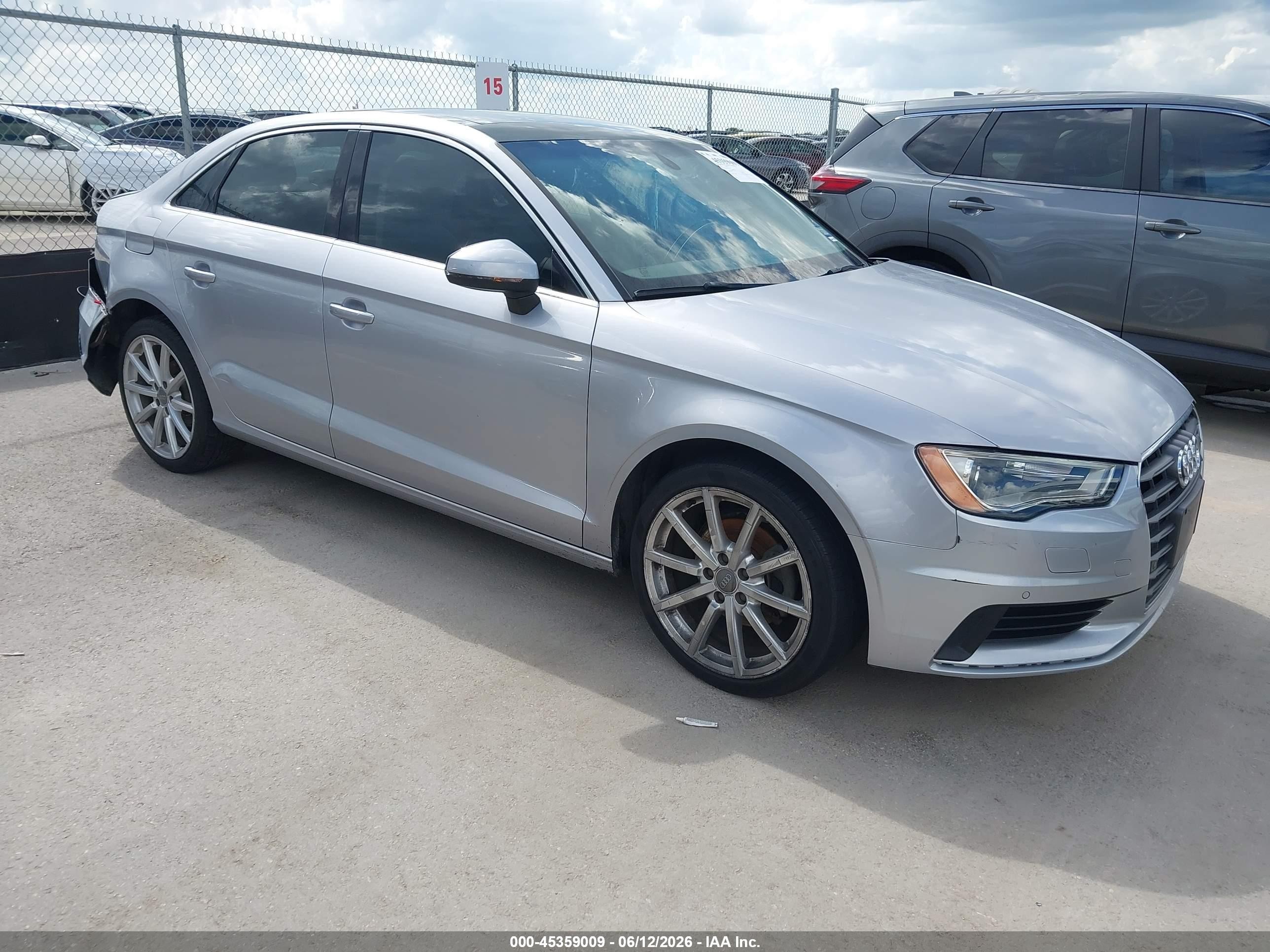 2015 Audi A3 2.0 Tdi Premium Gray vin: WAUCJGFF6F1139970