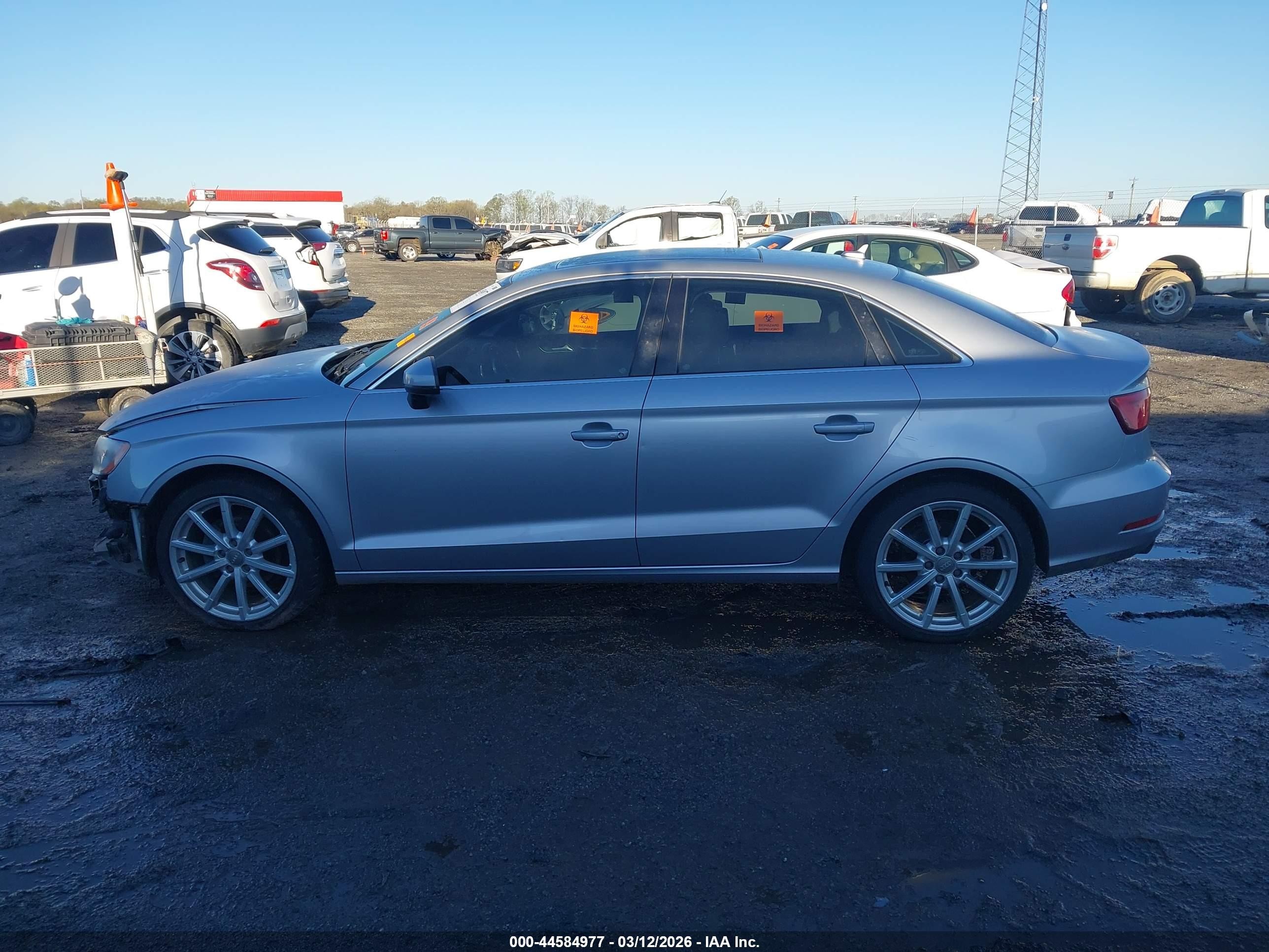 2015 Audi A3 2.0 Tdi Premium Silver vin: WAUCJGFF8F1076208