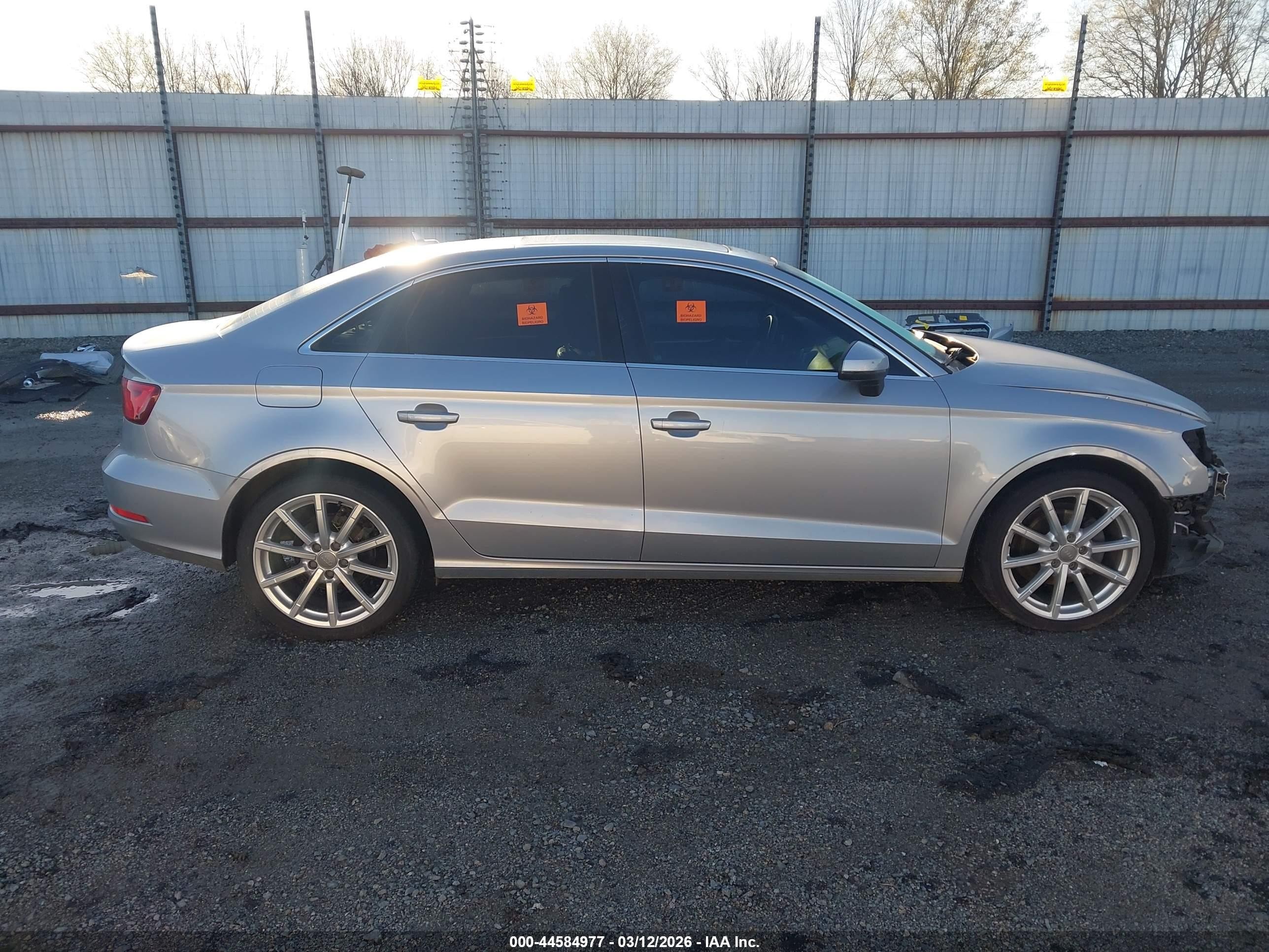 2015 Audi A3 2.0 Tdi Premium Silver vin: WAUCJGFF8F1076208