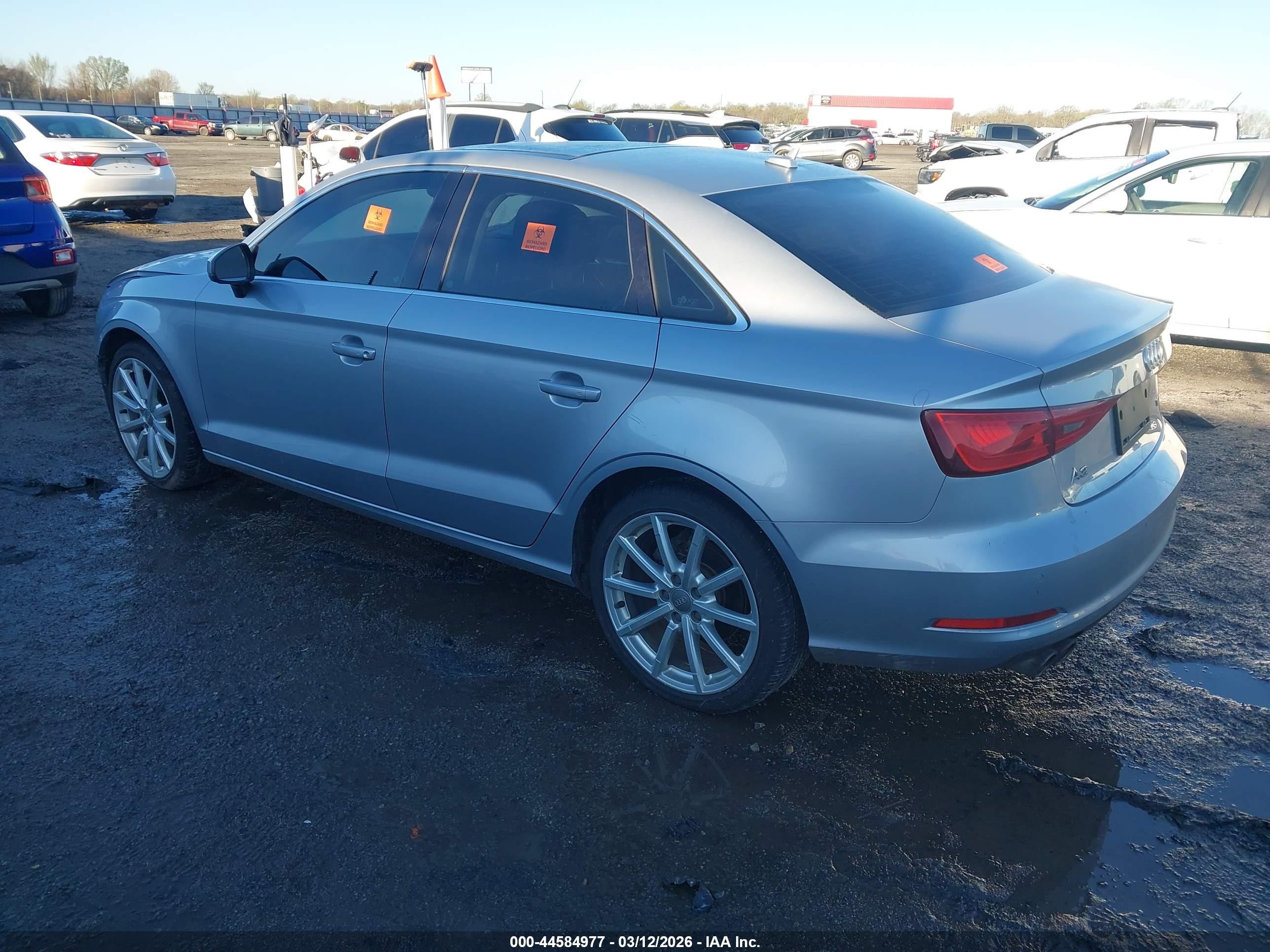2015 Audi A3 2.0 Tdi Premium Silver vin: WAUCJGFF8F1076208