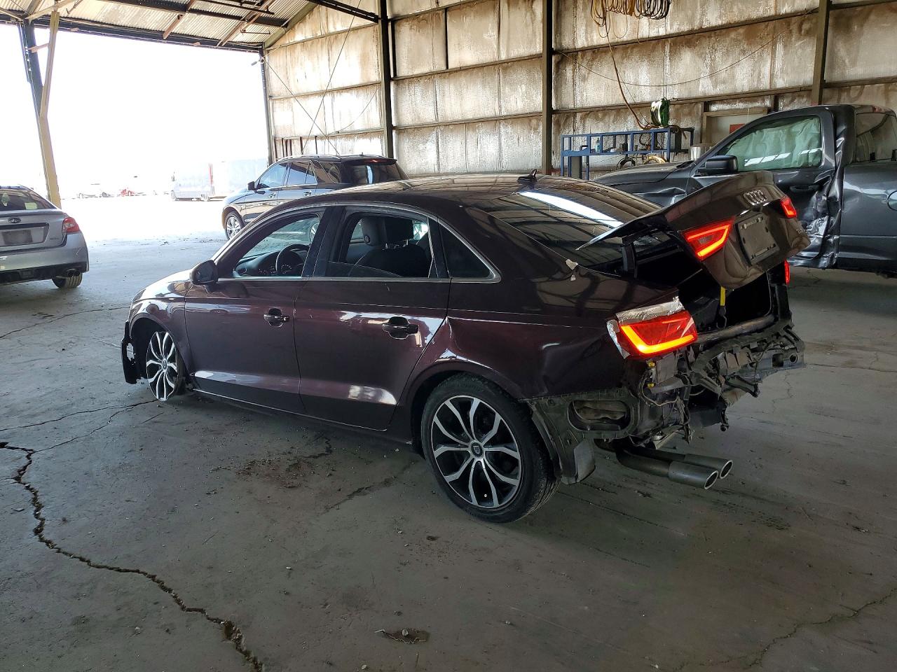 2015 Audi A3 Premium Plus Maroon vin: WAUCJGFF9F1044304