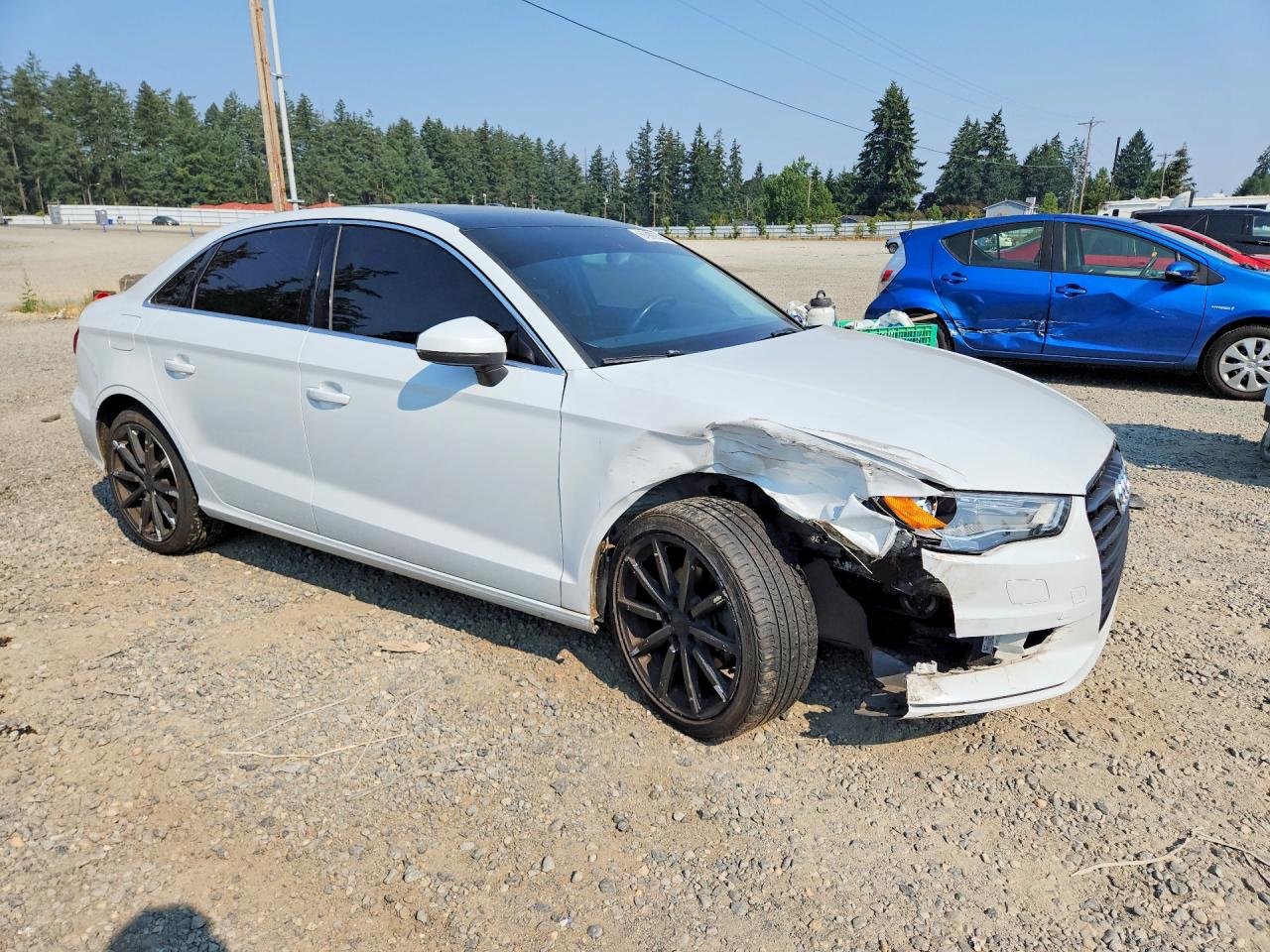2015 Audi A3 Premium Plus White vin: WAUCJGFFXF1088473