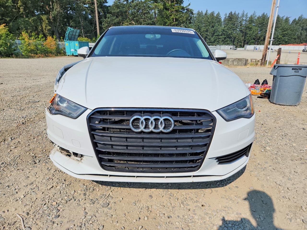 2015 Audi A3 Premium Plus White vin: WAUCJGFFXF1088473