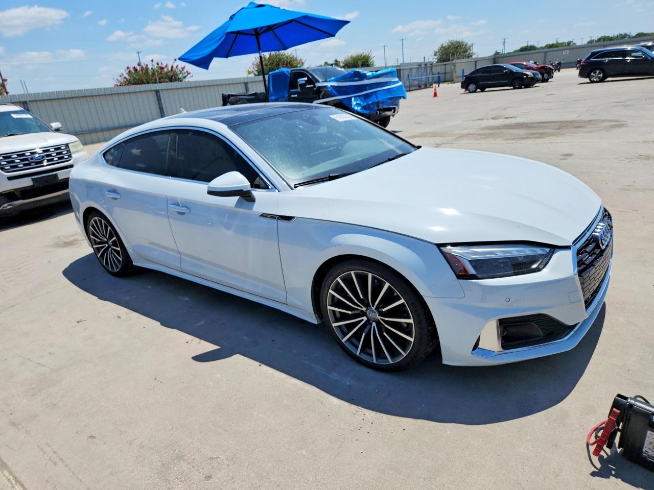 2020 Audi A5 Premium Plus White vin: WAUCNCF57LA003086