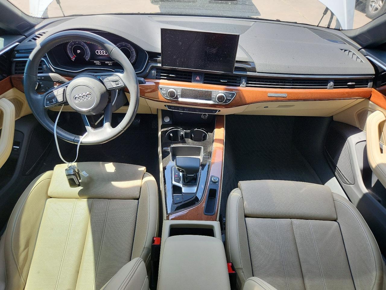 2020 Audi A5 Premium Plus White vin: WAUCNCF57LA003086