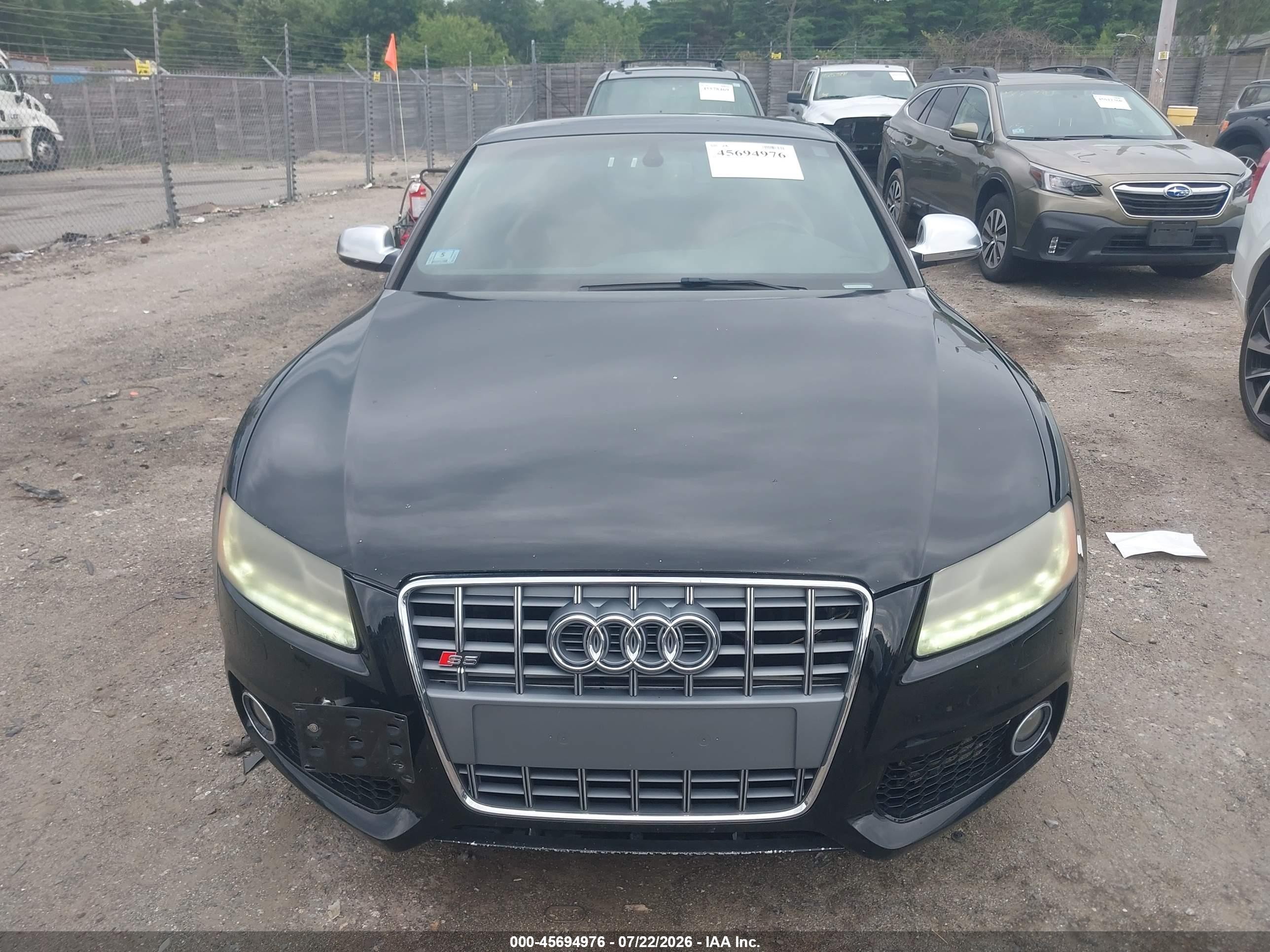 2012 Audi S5 Premium Plus Черный vin: WAUCVAFR0CA001431