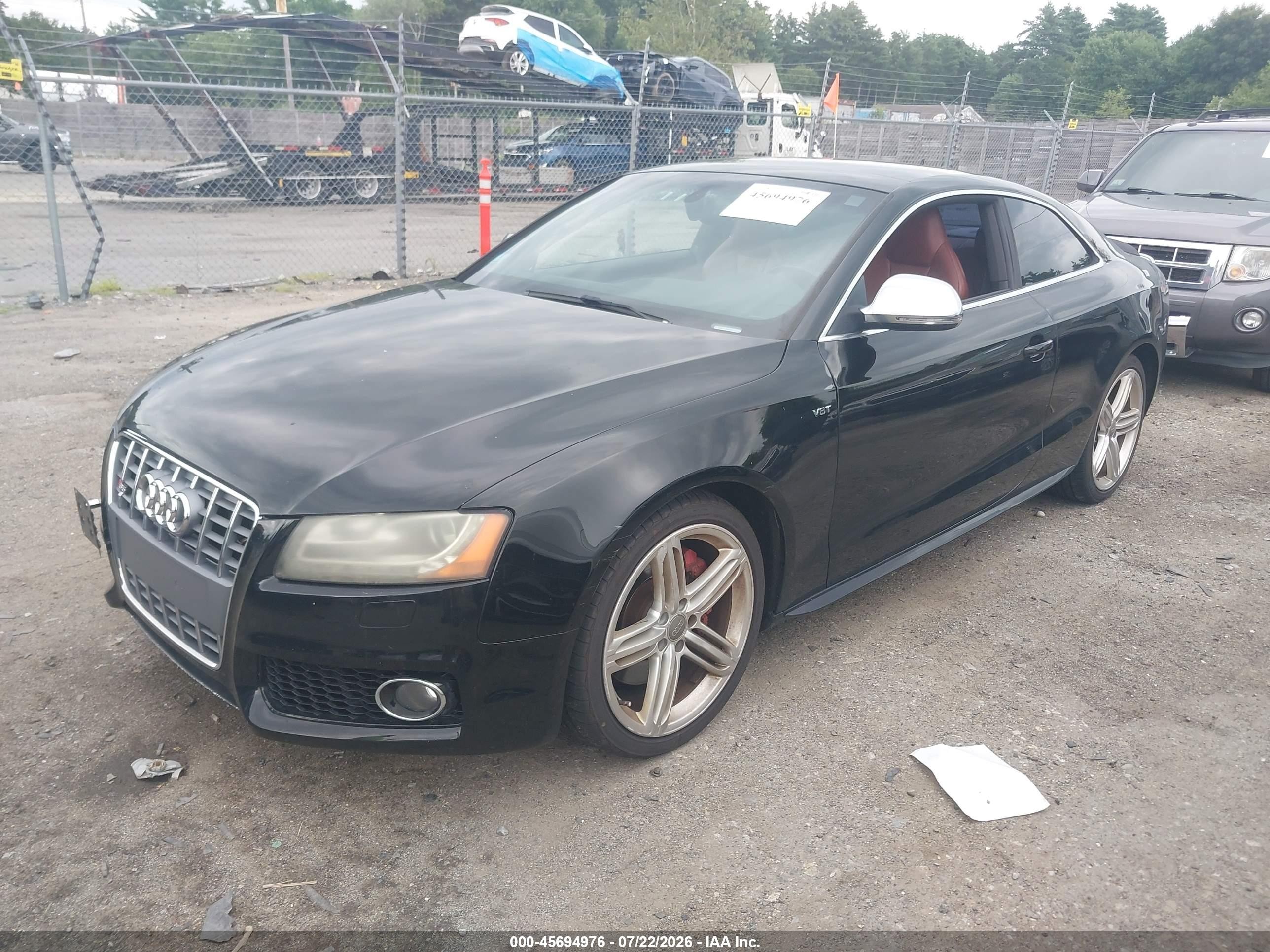 2012 Audi S5 Premium Plus Черный vin: WAUCVAFR0CA001431