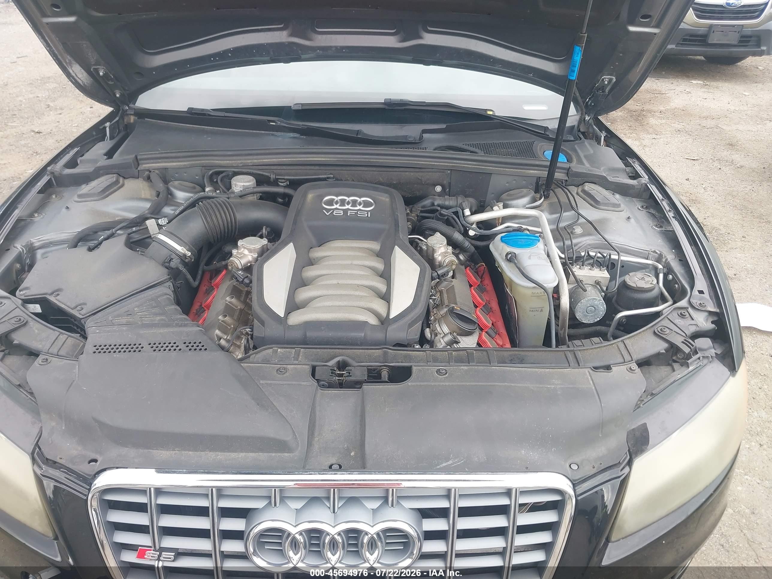 2012 Audi S5 Premium Plus Черный vin: WAUCVAFR0CA001431