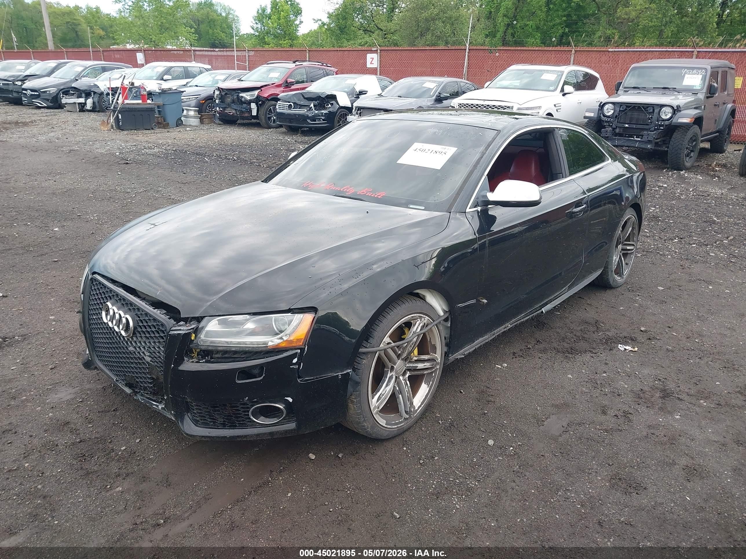 2010 Audi S5 4.2 Premium Plus Black vin: WAUCVAFR1AA061697