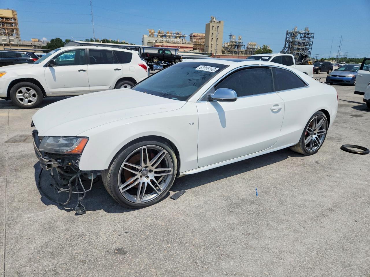 2011 Audi S5 Premium Plus White vin: WAUCVAFR6BA019298