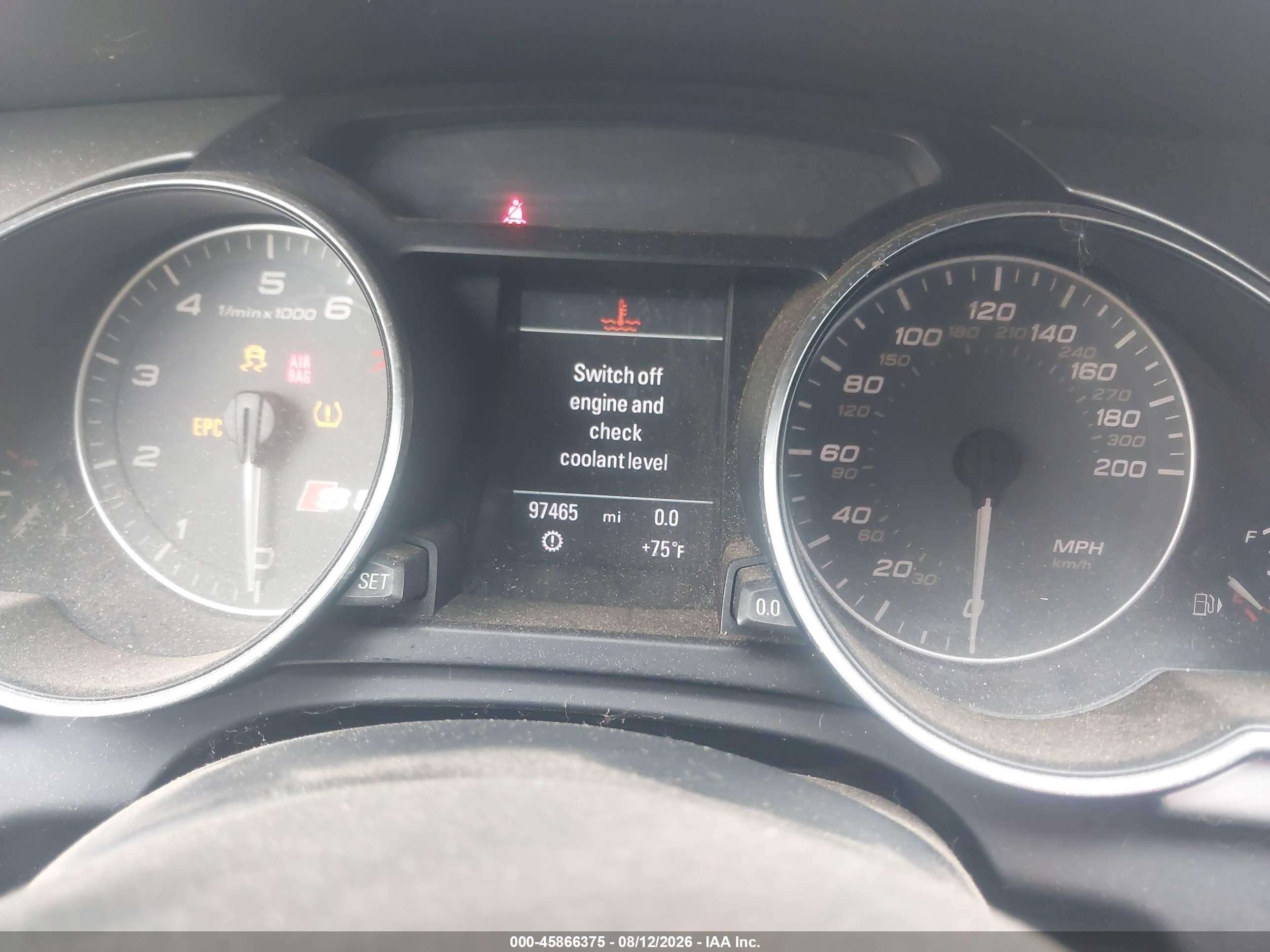 2011 Audi S5 4.2 Premium Plus Gray vin: WAUCVAFR7BA010898