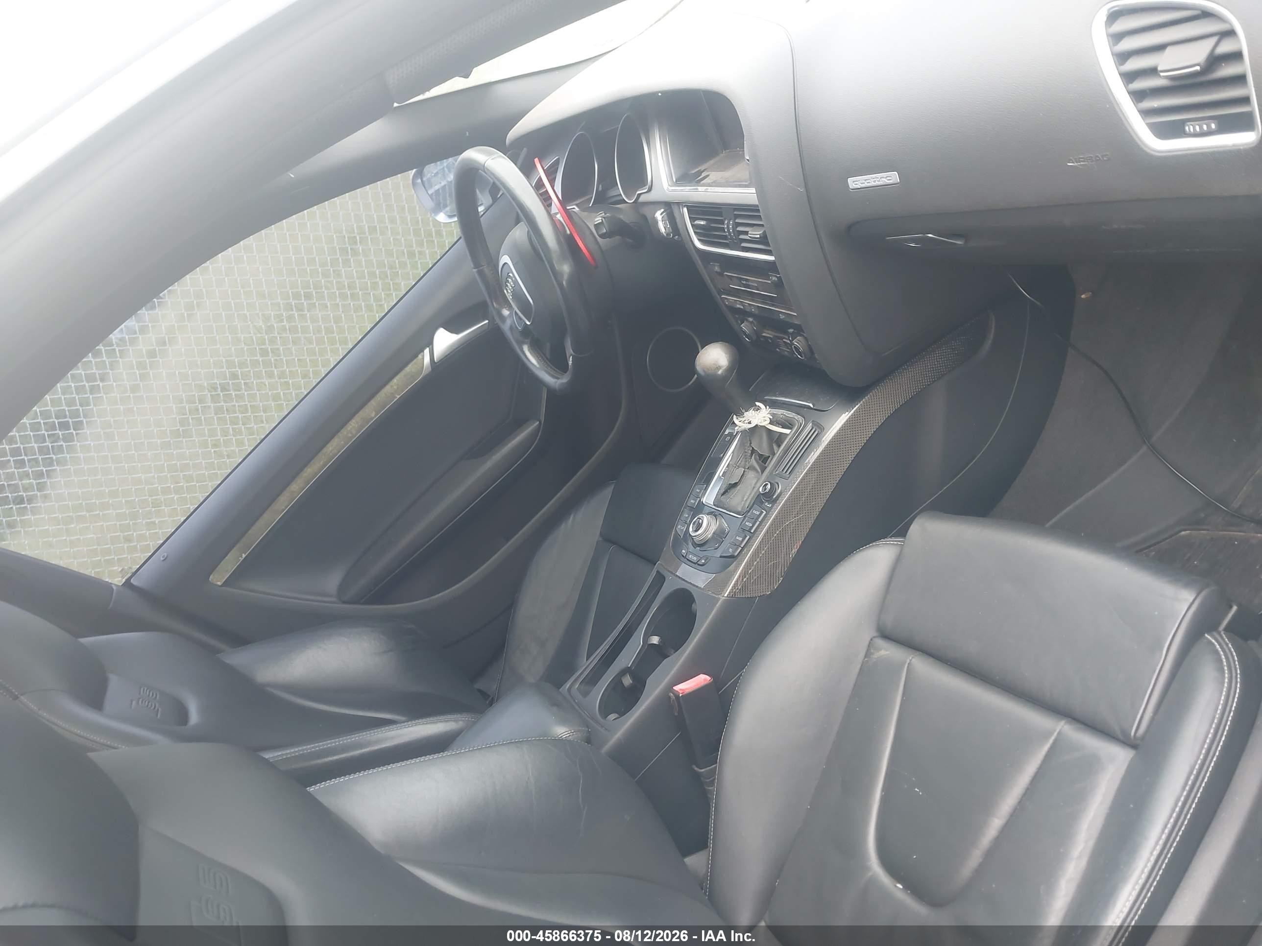 2011 Audi S5 4.2 Premium Plus Gray vin: WAUCVAFR7BA010898