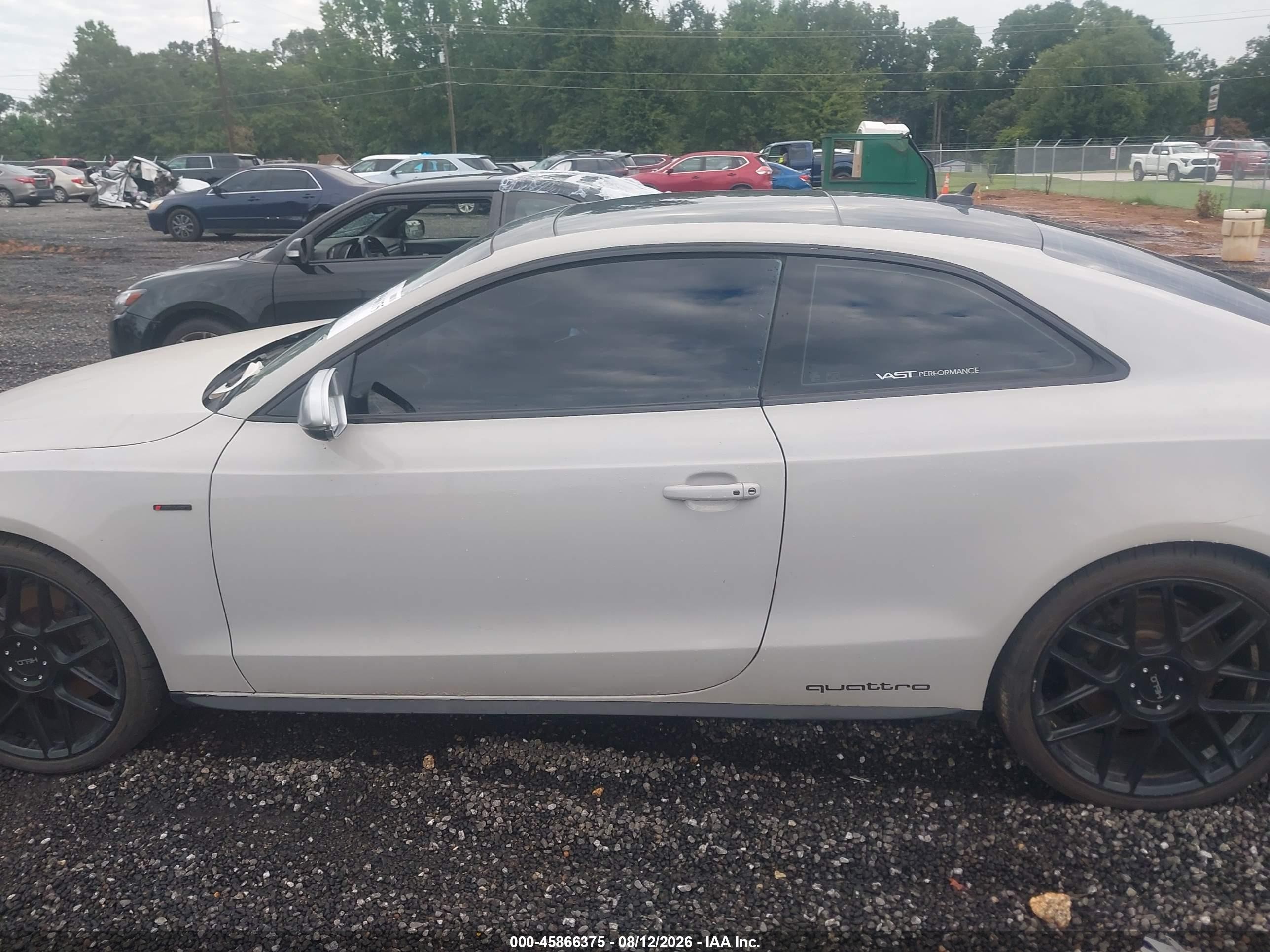 2011 Audi S5 4.2 Premium Plus Gray vin: WAUCVAFR7BA010898