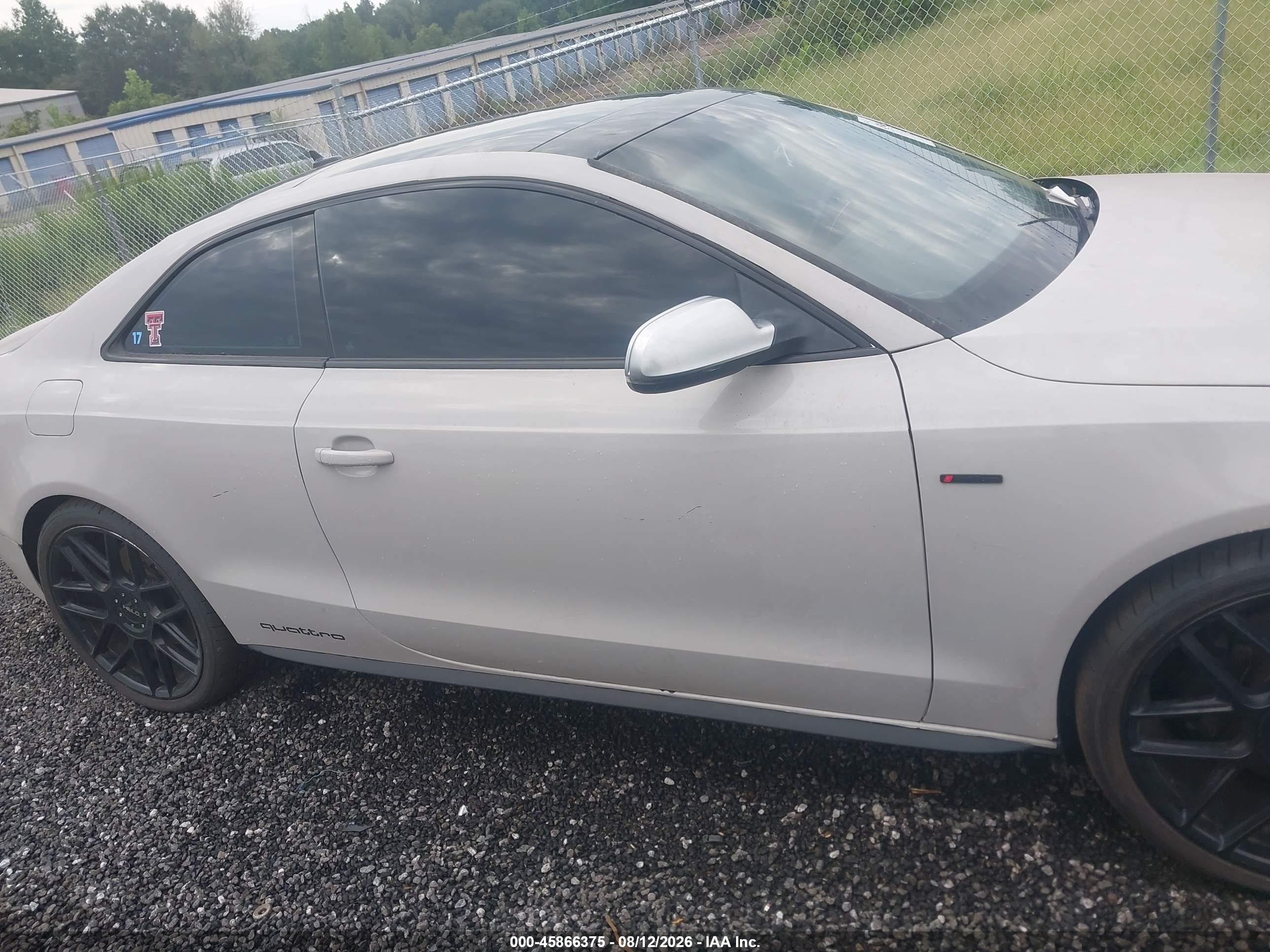 2011 Audi S5 4.2 Premium Plus Gray vin: WAUCVAFR7BA010898
