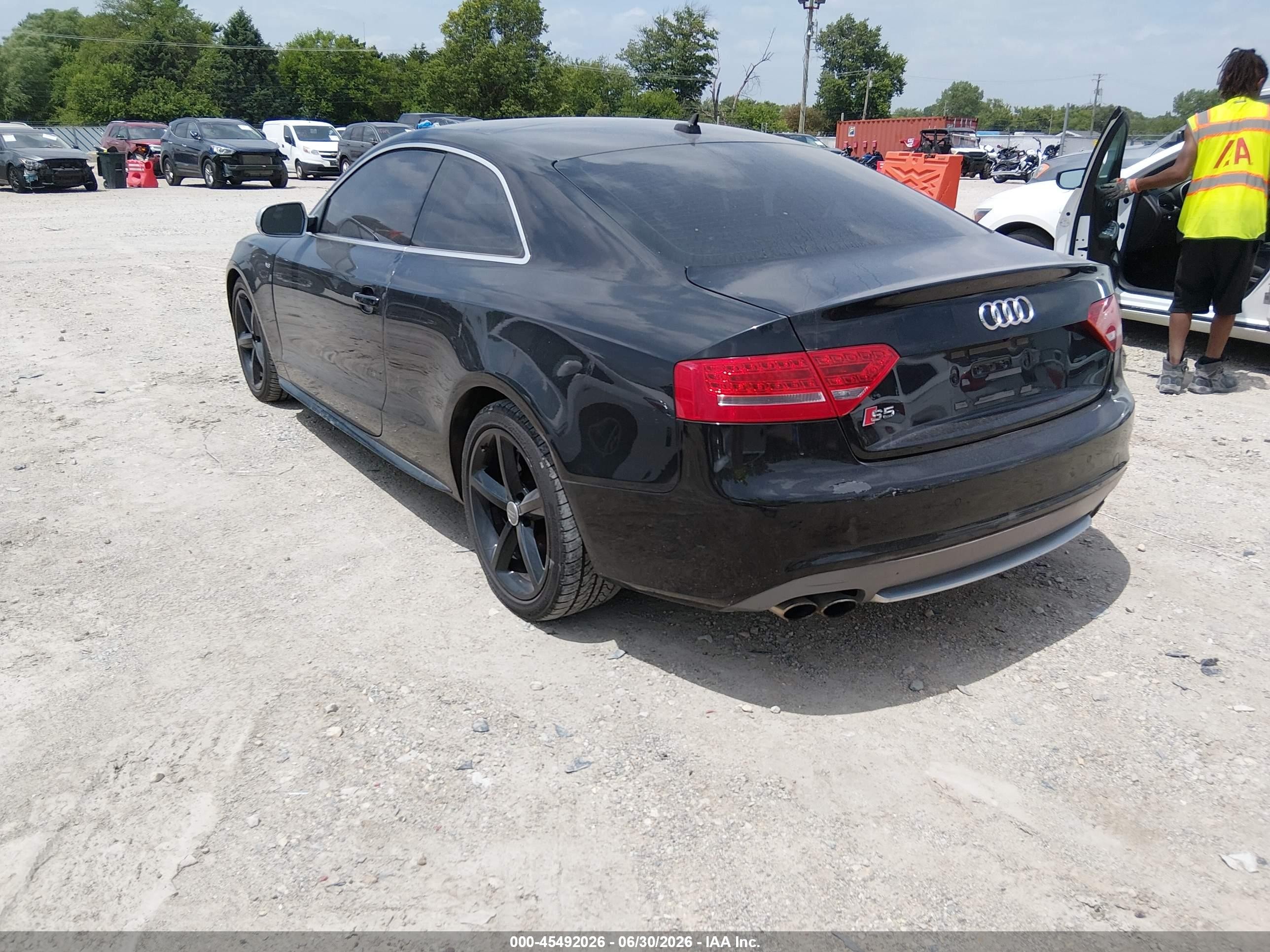 2012 Audi S5 Premium Plus Black vin: WAUCVAFR8CA003816