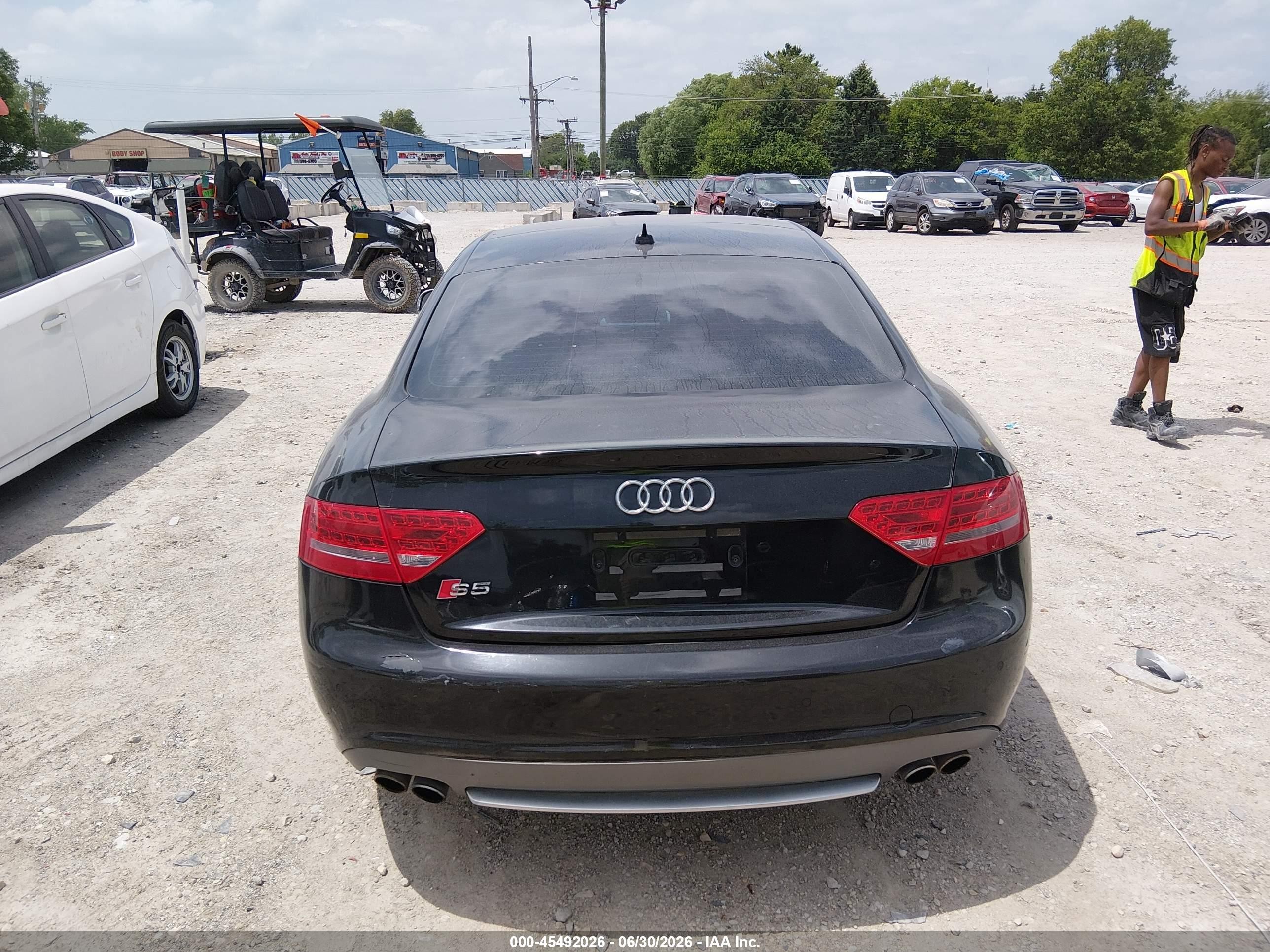 2012 Audi S5 Premium Plus Black vin: WAUCVAFR8CA003816