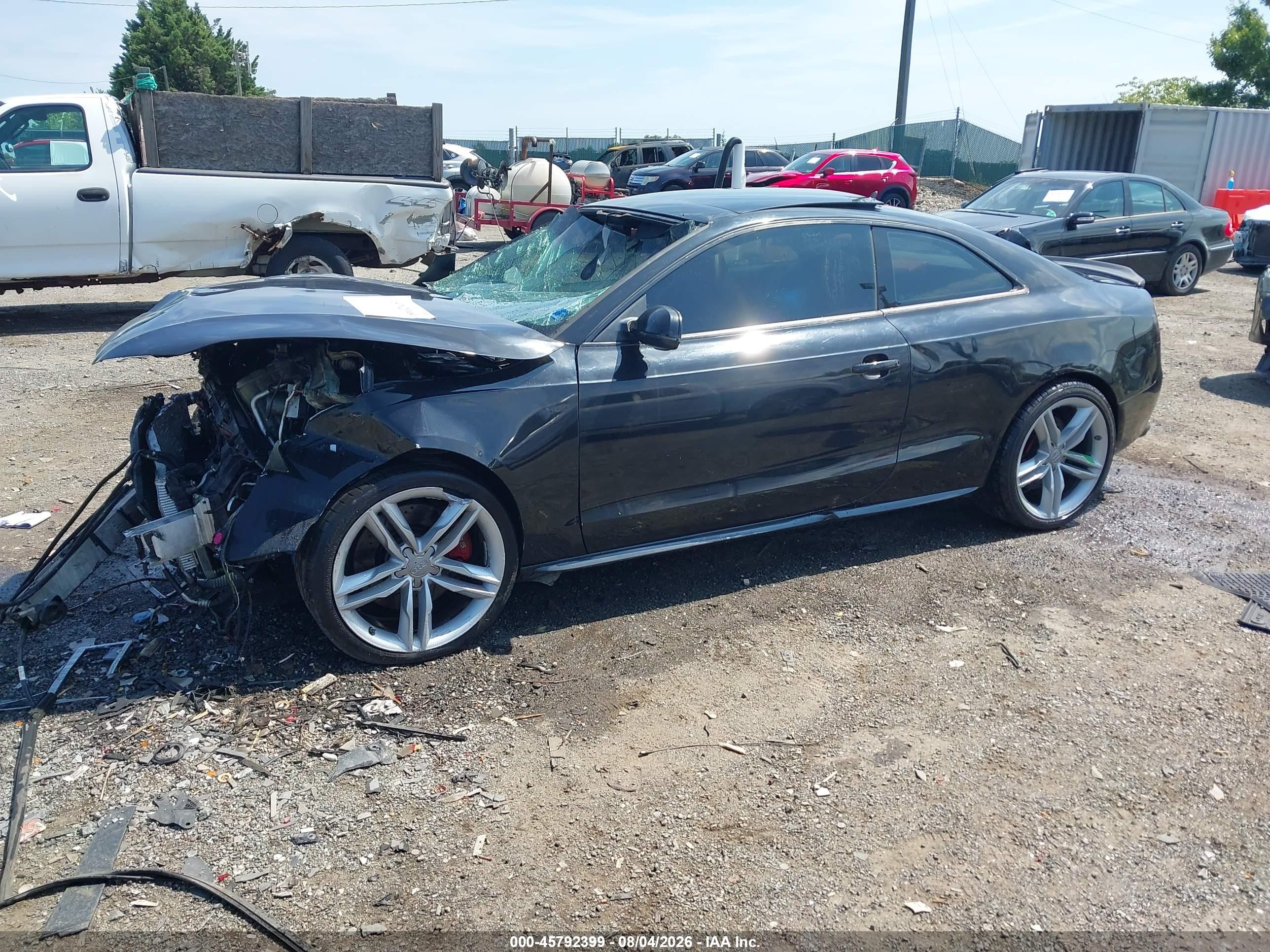 2012 Audi S5 Premium Plus Black vin: WAUCVAFRXCA000884