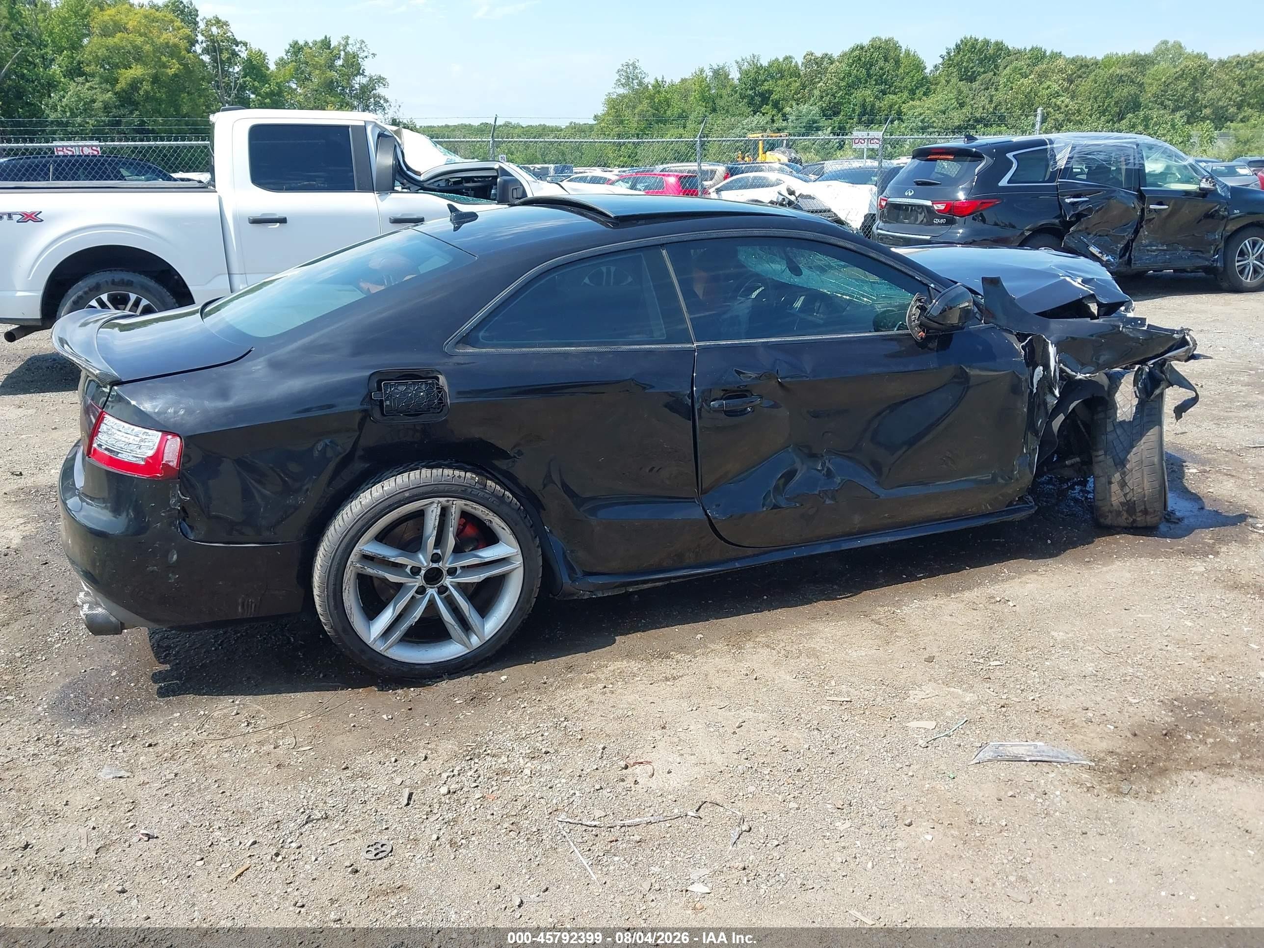 2012 Audi S5 Premium Plus Black vin: WAUCVAFRXCA000884