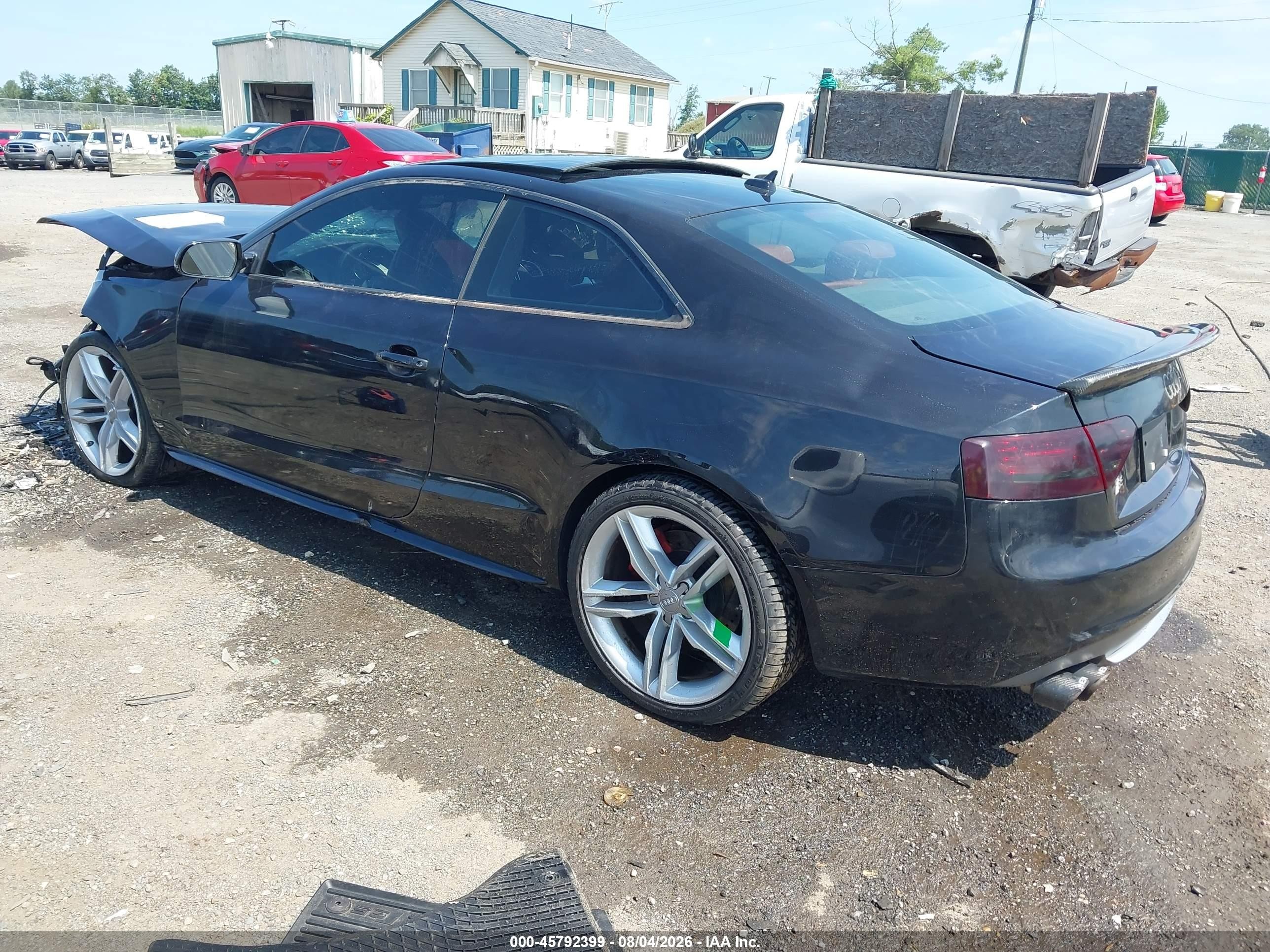 2012 Audi S5 Premium Plus Black vin: WAUCVAFRXCA000884